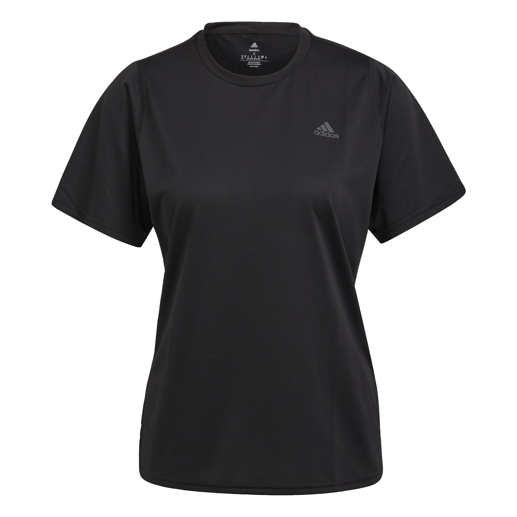 ADIDAS SPORTSWEAR Функционална тениска 'Run Icons '  сиво / черно