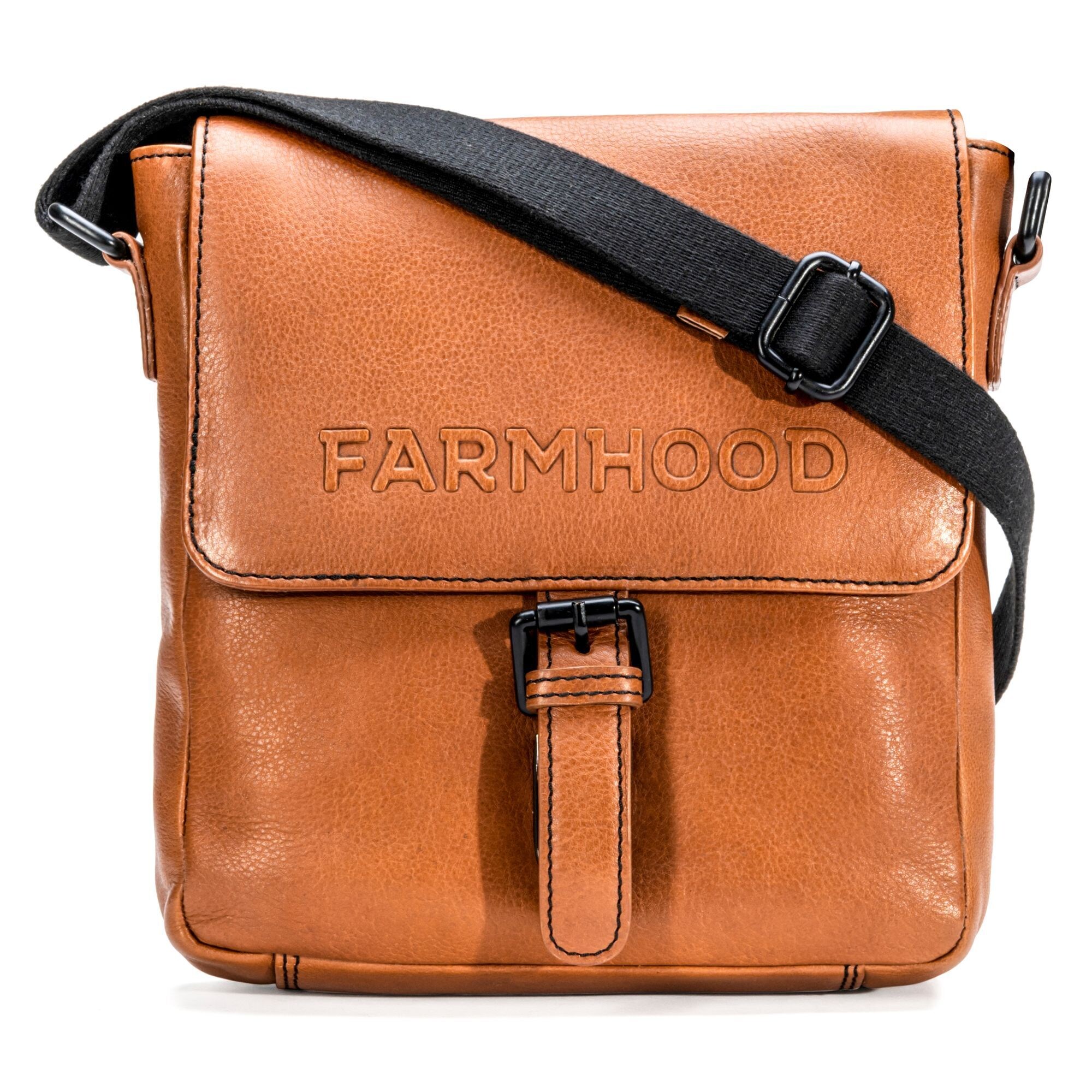Farmhood Schoudertas Cognac