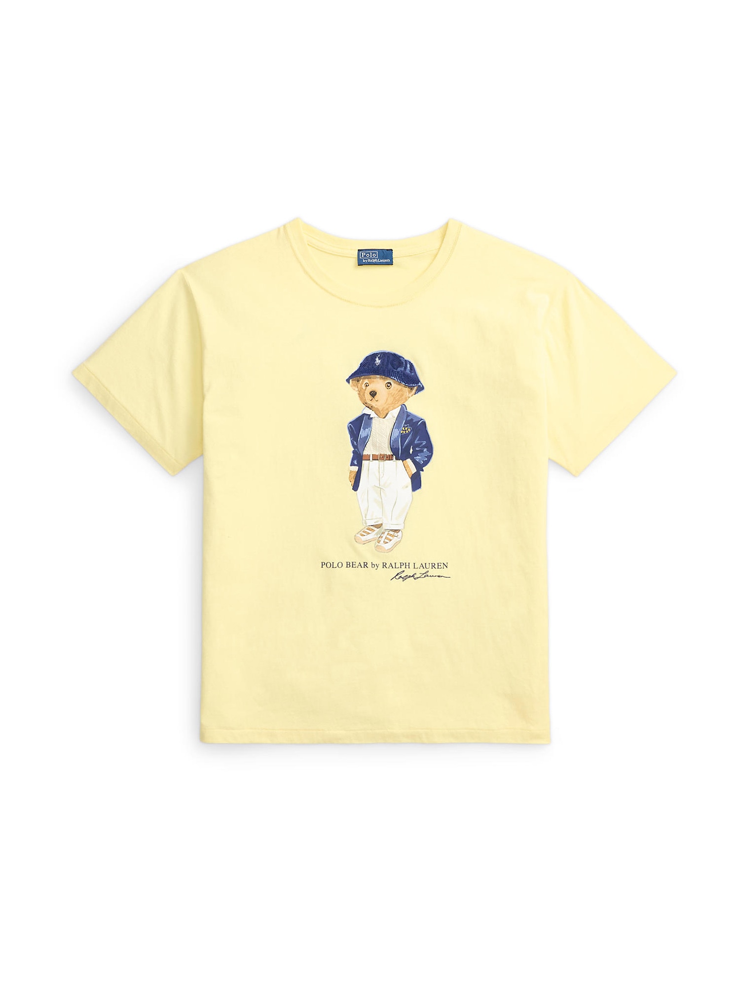 Polo Ralph Lauren Tricou crem / albastru / maro caramel / galben pastel