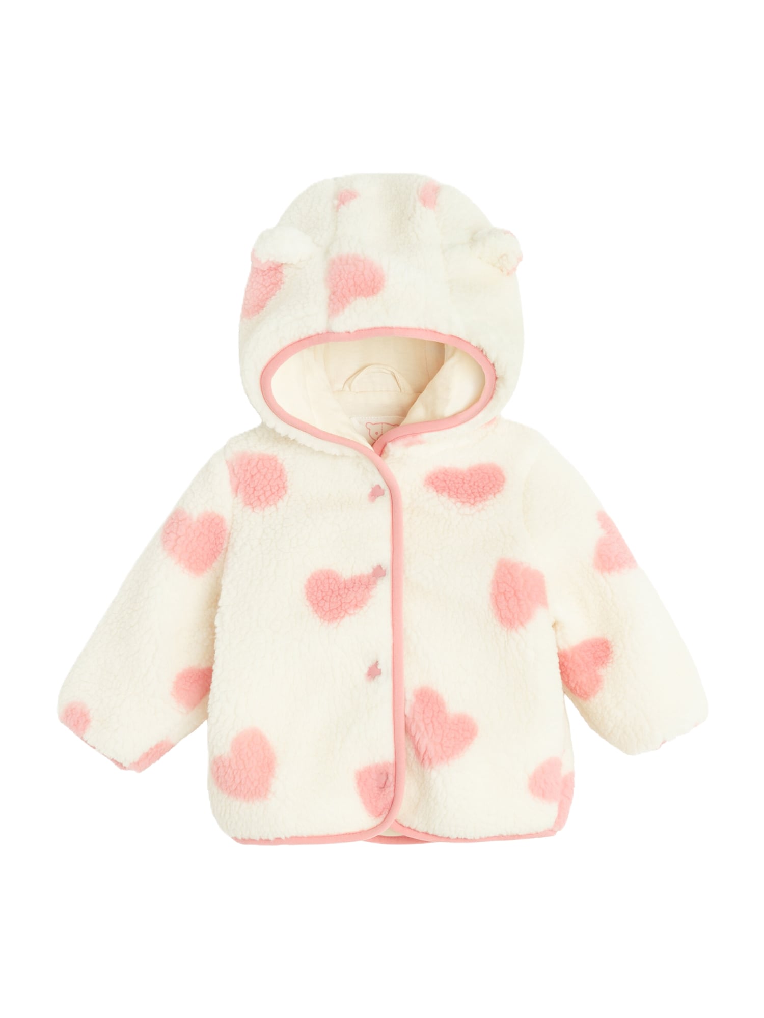 Cool Club Jachetă  fleece culoarea pielii / roz