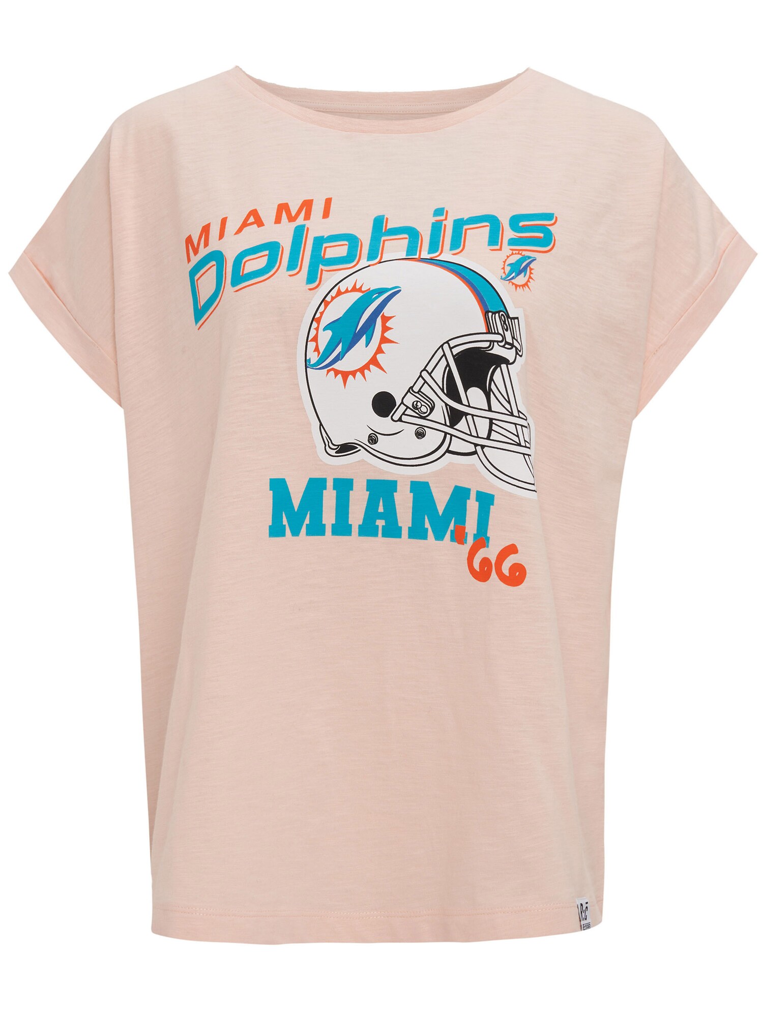 Recovered Sporta krekls 'Miami Dolphins' jūraszils / pasteļrozā / melns / balts