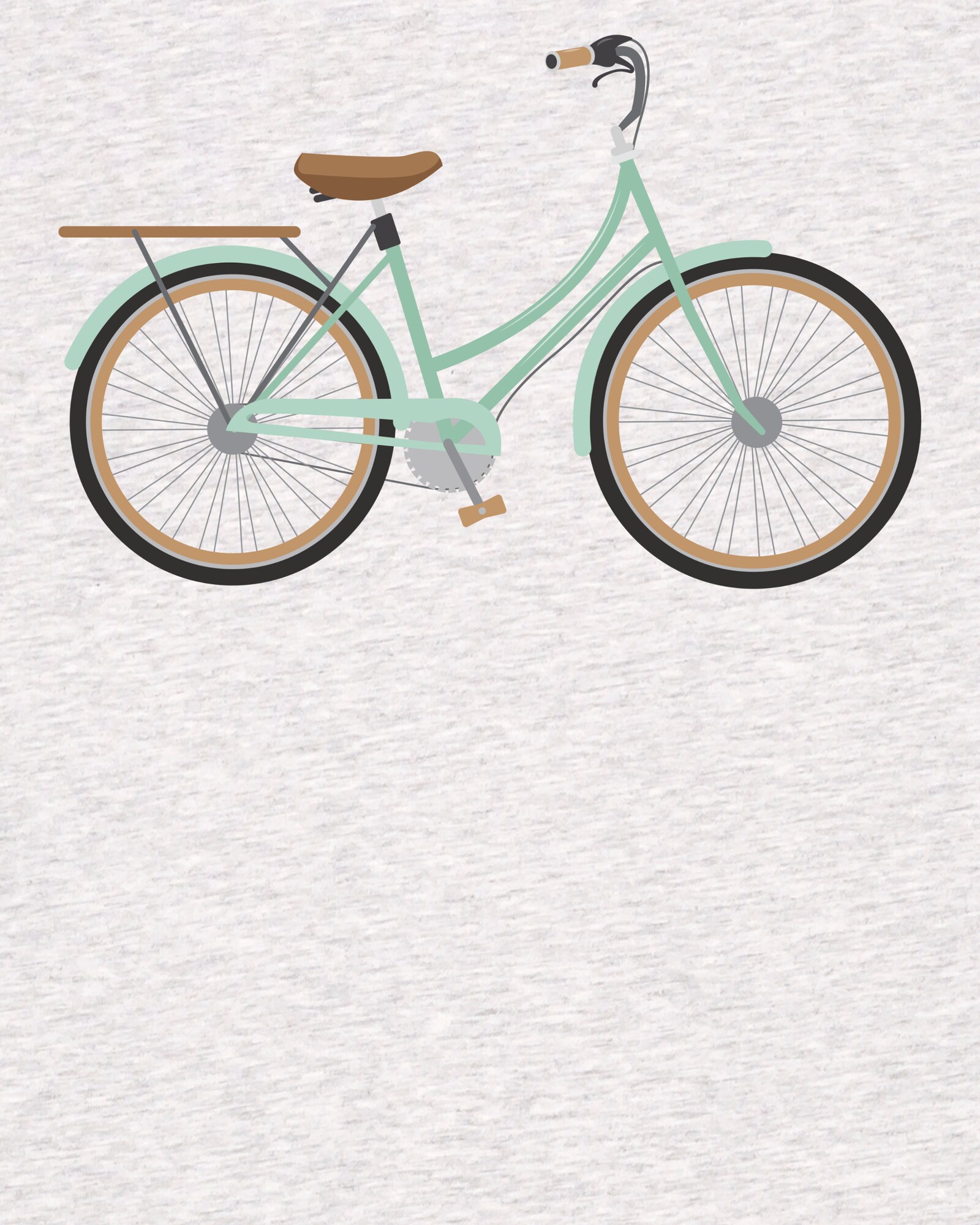 Thumbnail - T-Shirt ' Mint Bike '