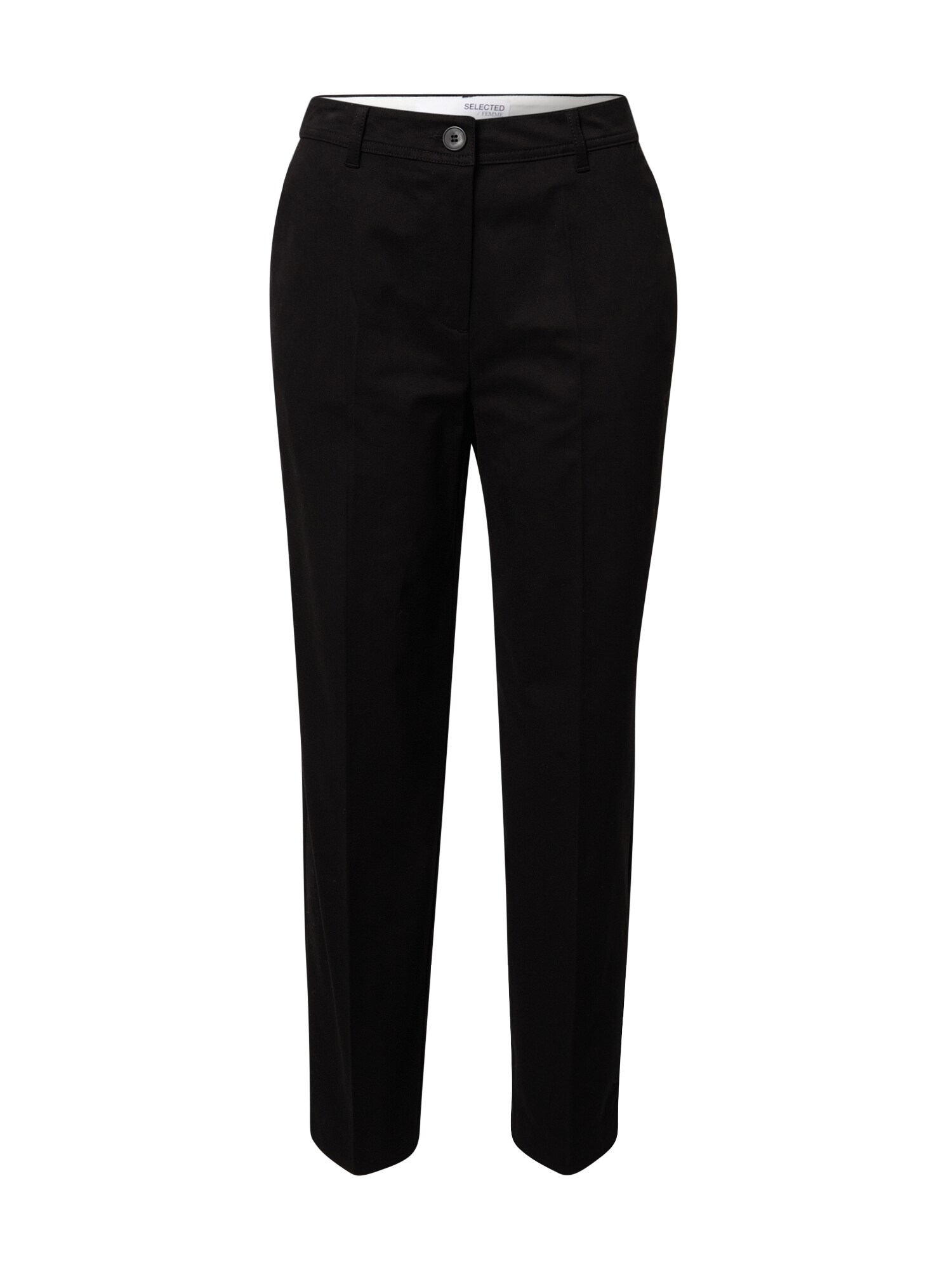 SELECTED FEMME Kelnės su kantu 'Nora'  juoda