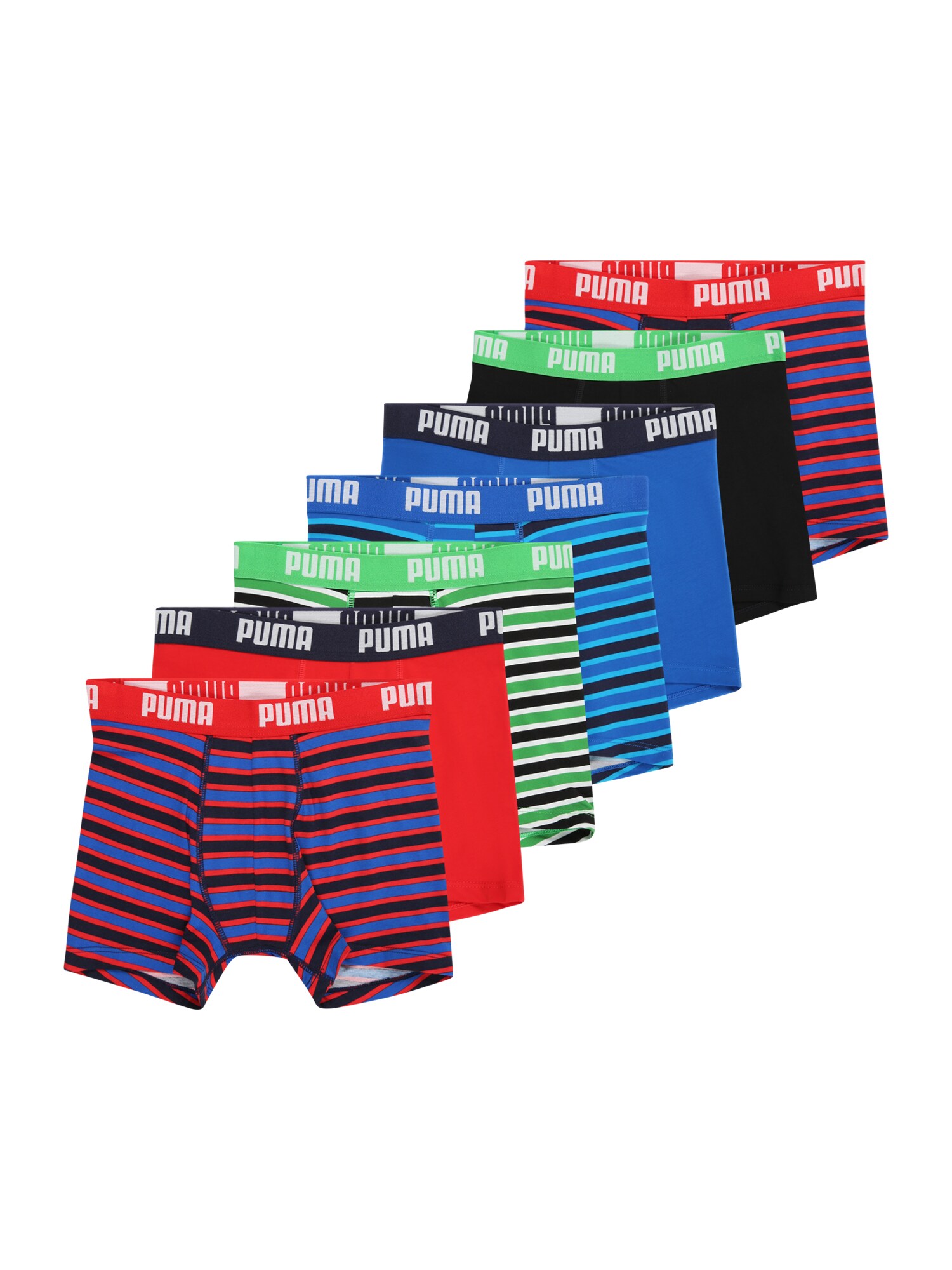 PUMA Chiloţi  albastru / verde / roșu / negru