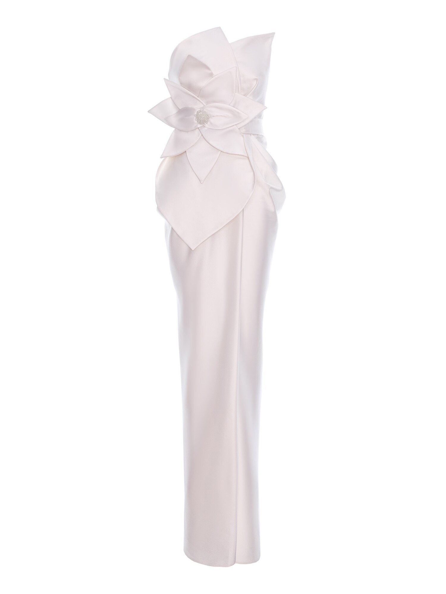 acob a porter Vestido de noche  blanco