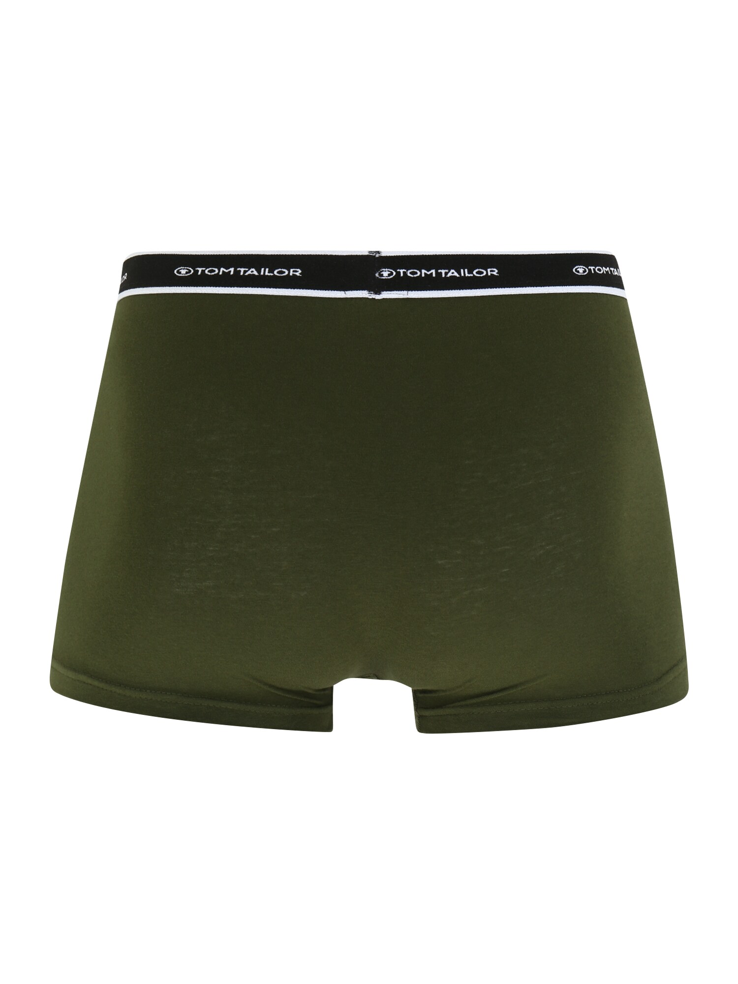 TOM TAILOR Boxeralsók  khaki / fekete / fehér termék 2. képe