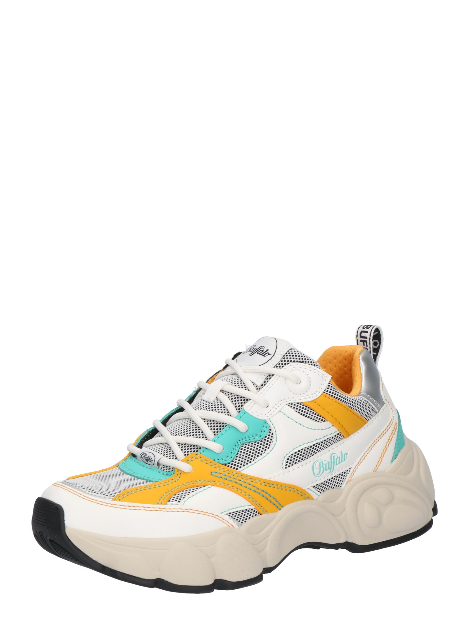 BUFFALO Sneaker low Cld Run RT  bej / galben / verde / negru / alb
