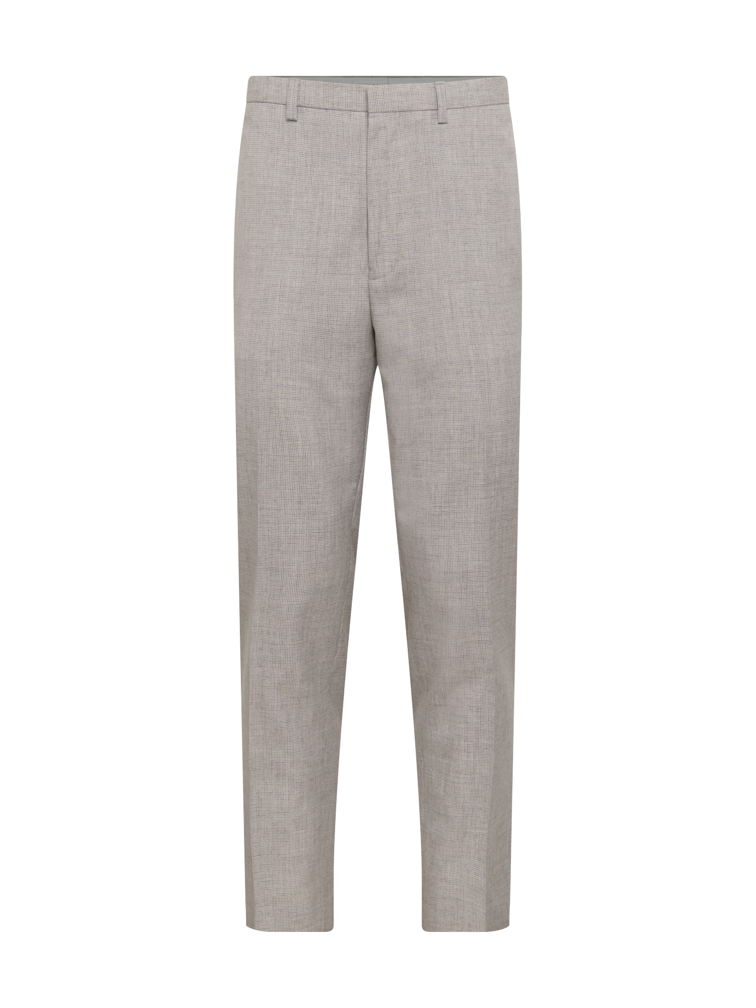 BURTON MENSWEAR LONDON Nohavice s pukmi  sivobéžová / svetlosivá