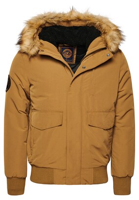 Superdry Tussenjas ‘Everest’ Bruin