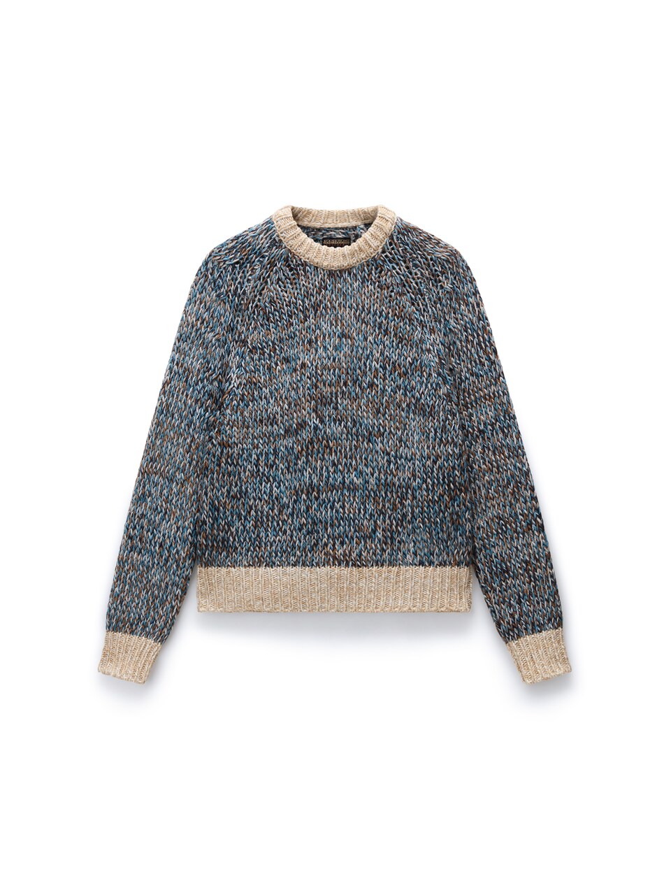 Tröja 'Ansei' beige / ecru / ljusblå