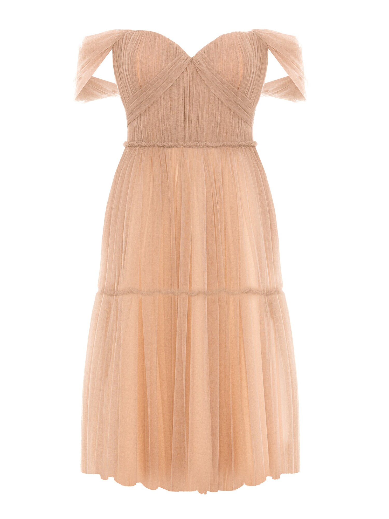 acob a porter Vestido de noche  beige