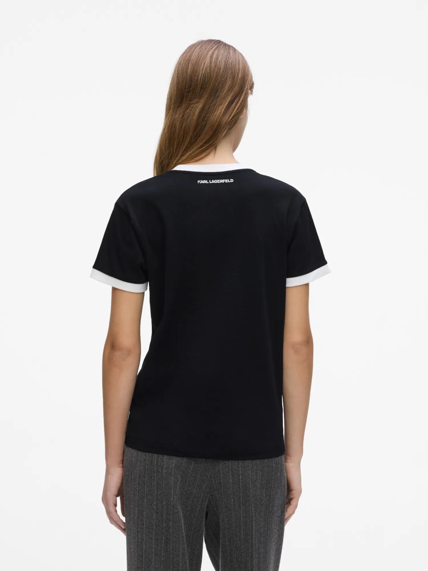 Karl Lagerfeld Camiseta 'Le Ballet'  rojo / negro / blanco – imagen 3