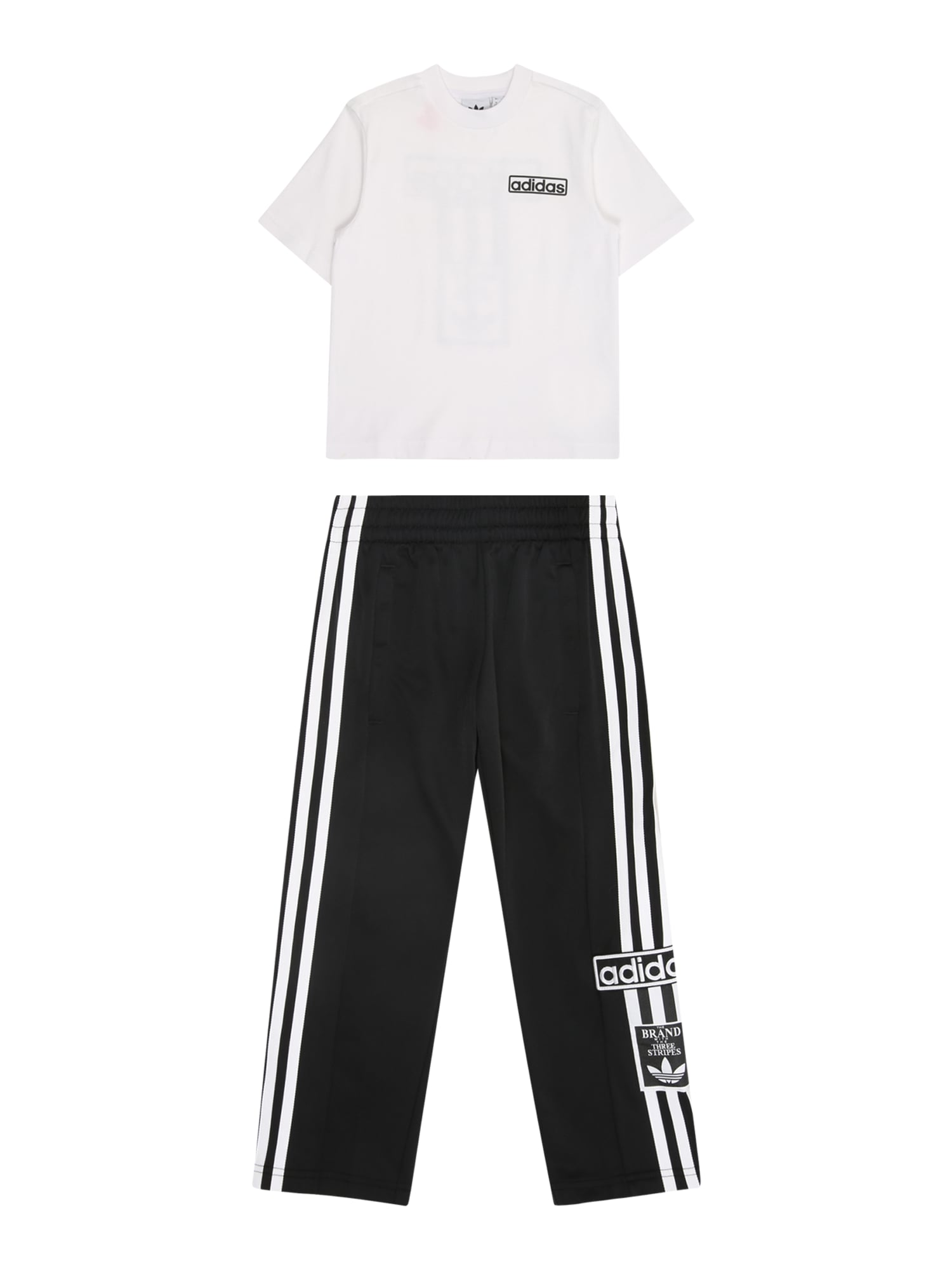 ADIDAS ORIGINALS Szettek 'Adibreak'  fekete / fehér akciós termékkép 1