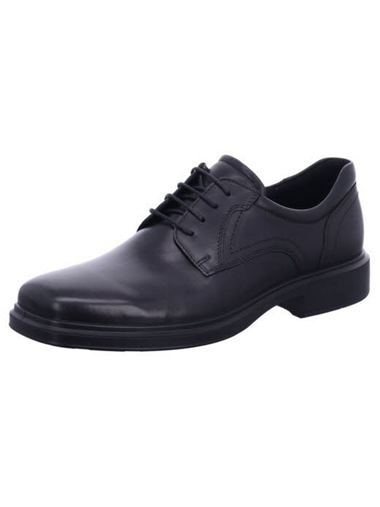 ECCO Zapatos con cordón 'Schnürschuh Herren 500164/01001 Glattleder in schwarz'  negro