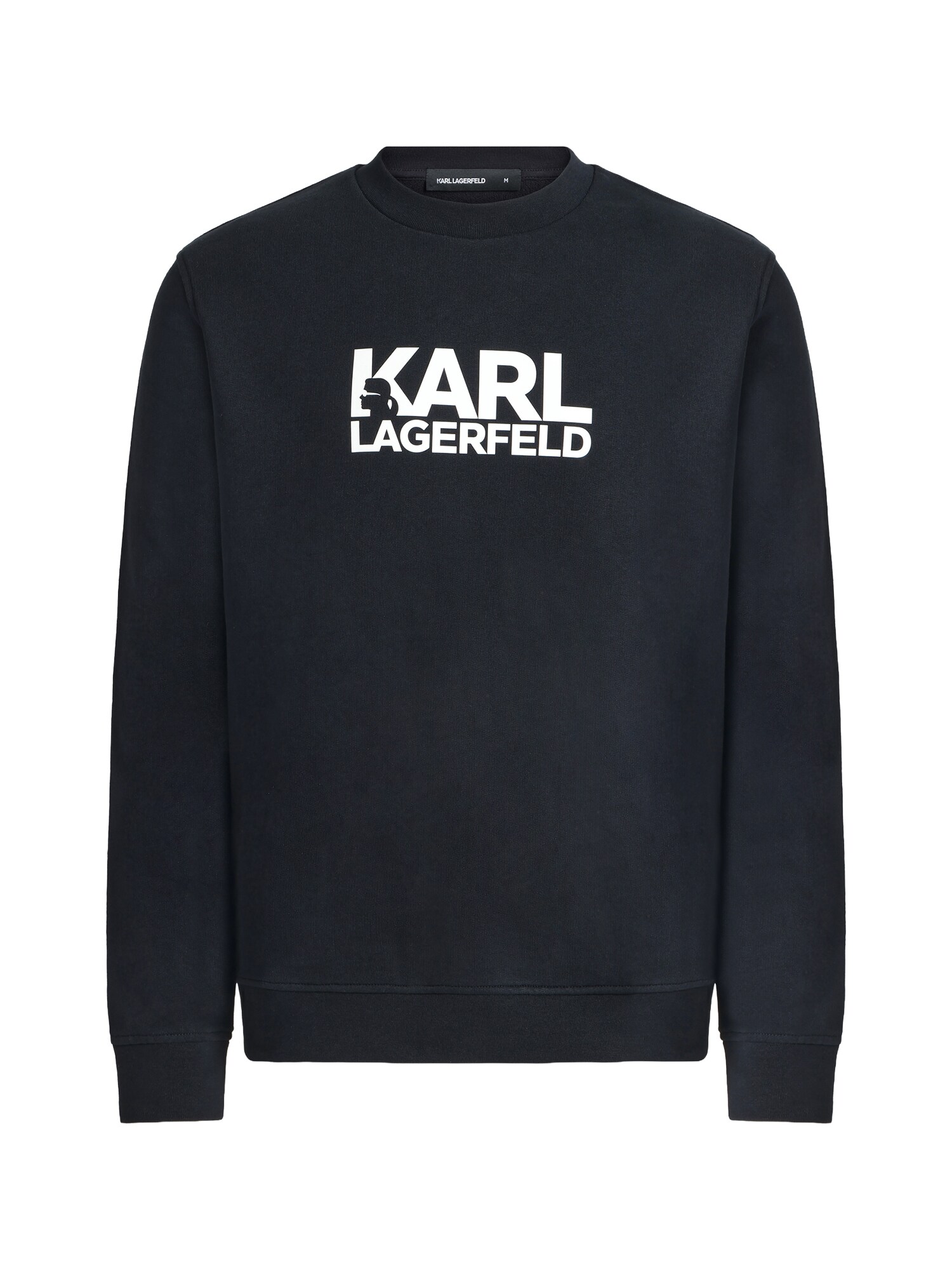 Karl Lagerfeld Bluză de molton albastru noapte / alb