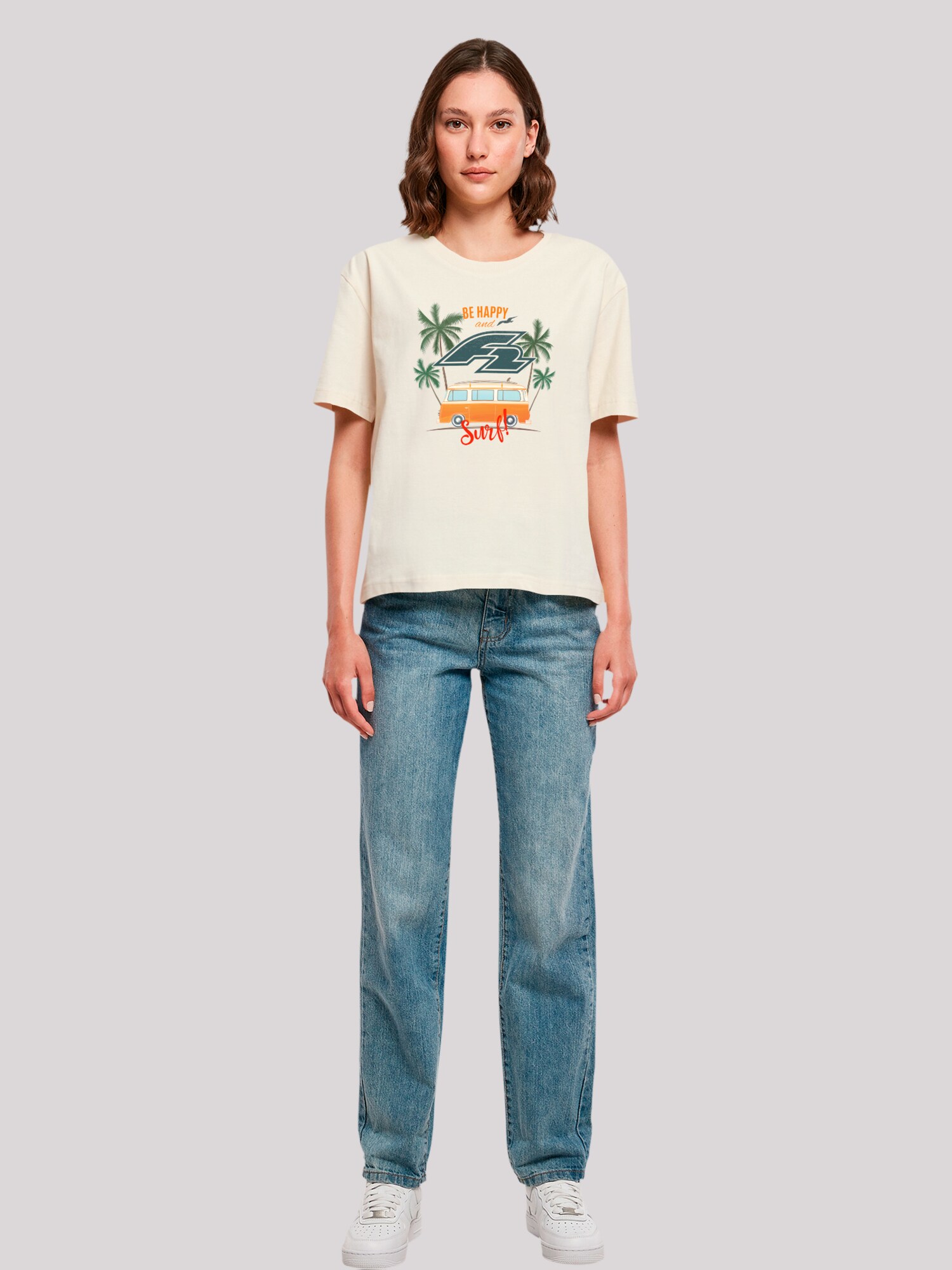 Thumbnail - T-Shirt 'Be Happy And Surf Bulli Sommer'
