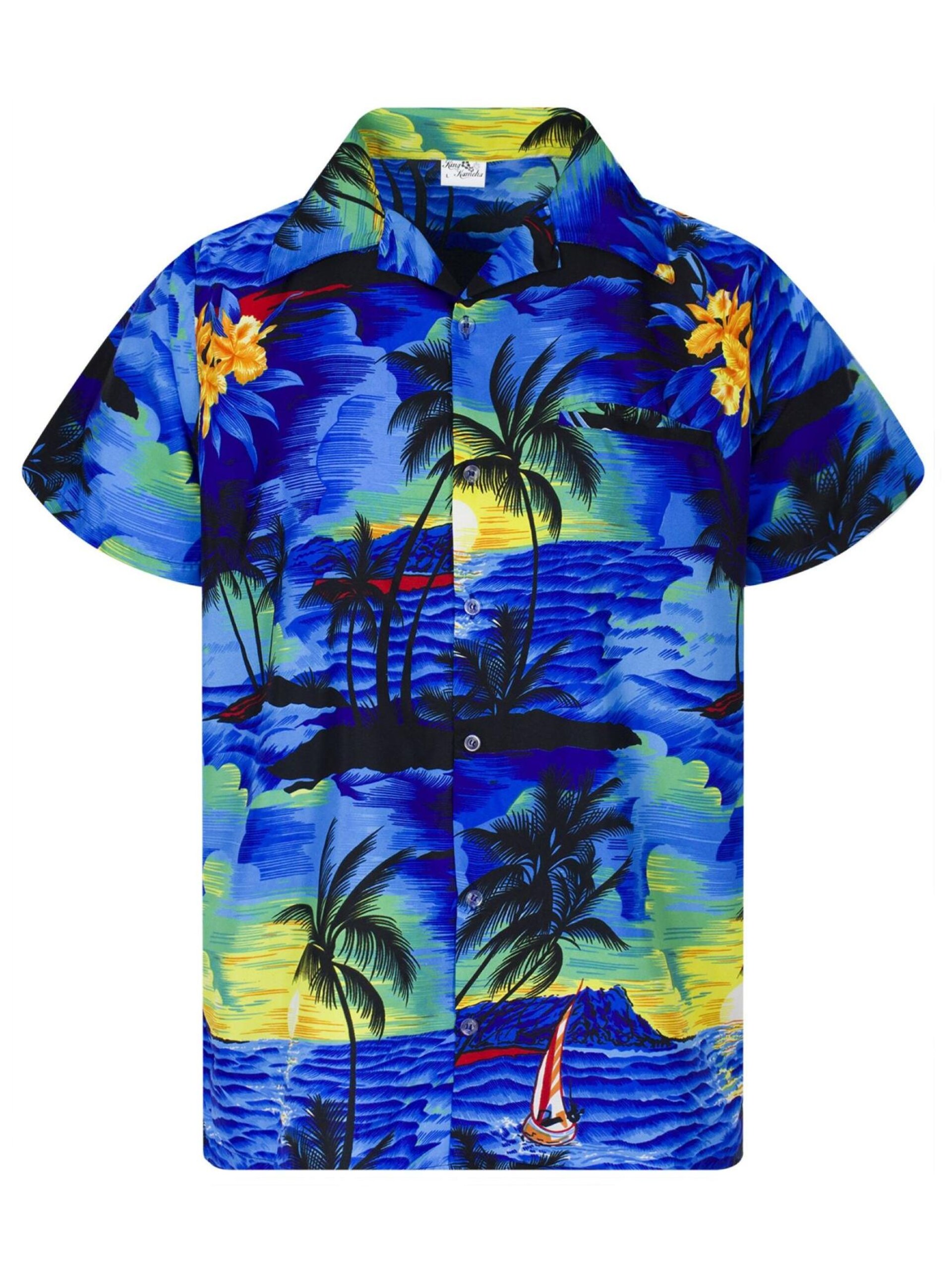 King Kameha T-shirt 'Surf' herr