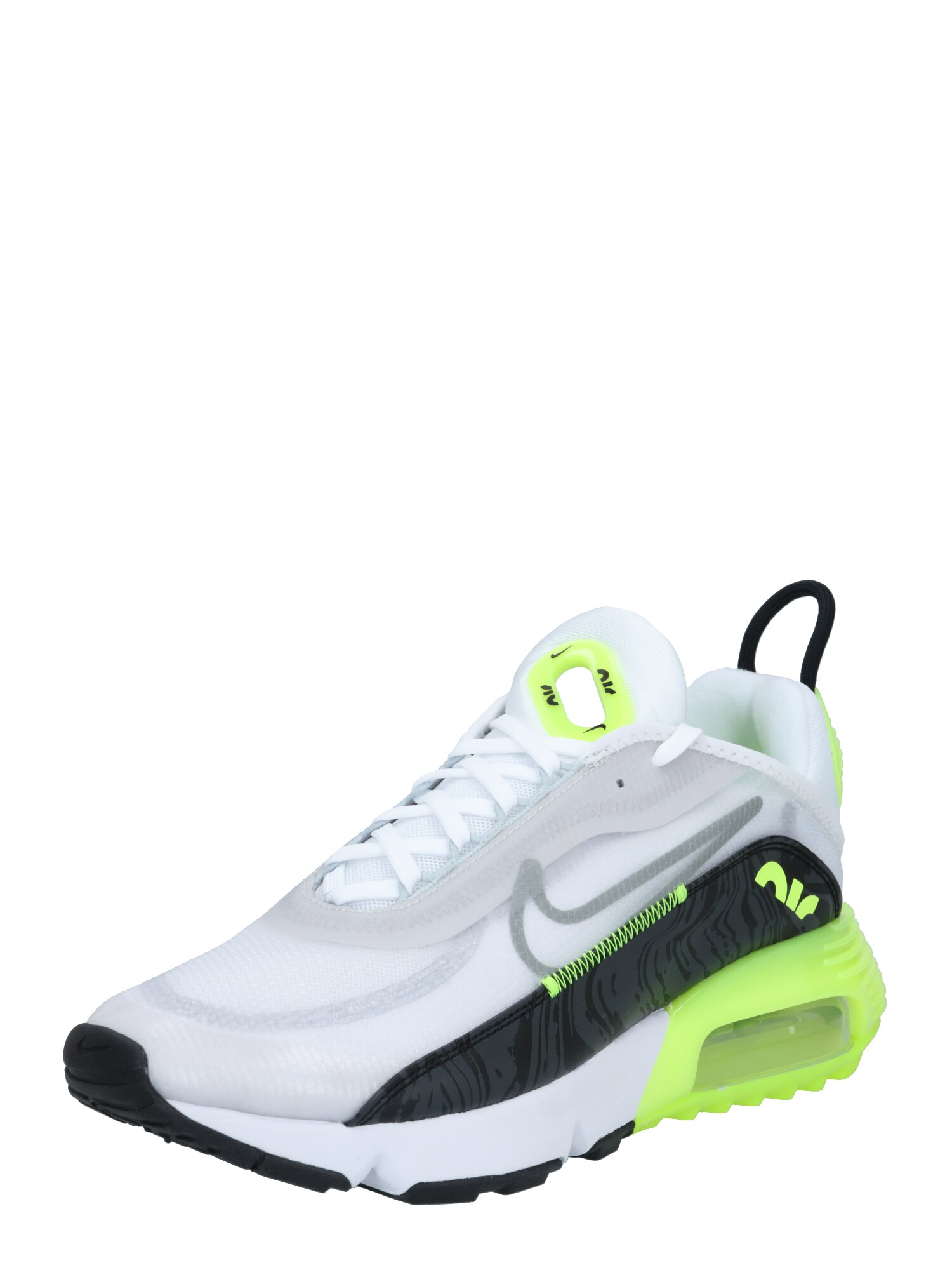 Nike Sportswear Sportbačiai be auliuko  balta / juoda / neoninė žalia