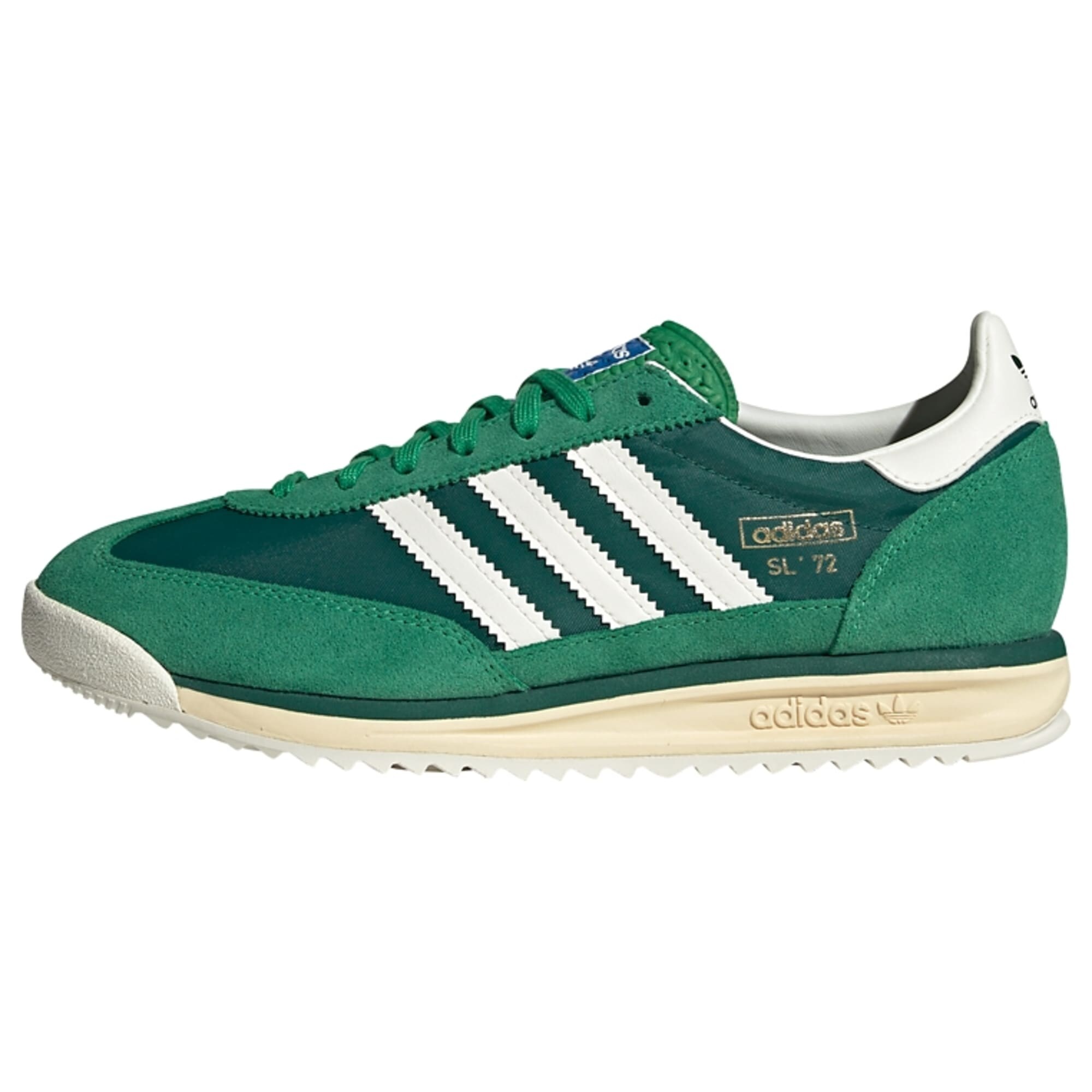 ADIDAS ORIGINALS Sneaker low SL 72 RS  auriu / verde smarald / verde pin / alb