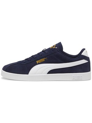 PUMA Zapatillas deportivas bajas 'Club II Suede'  navy / oro / blanco
