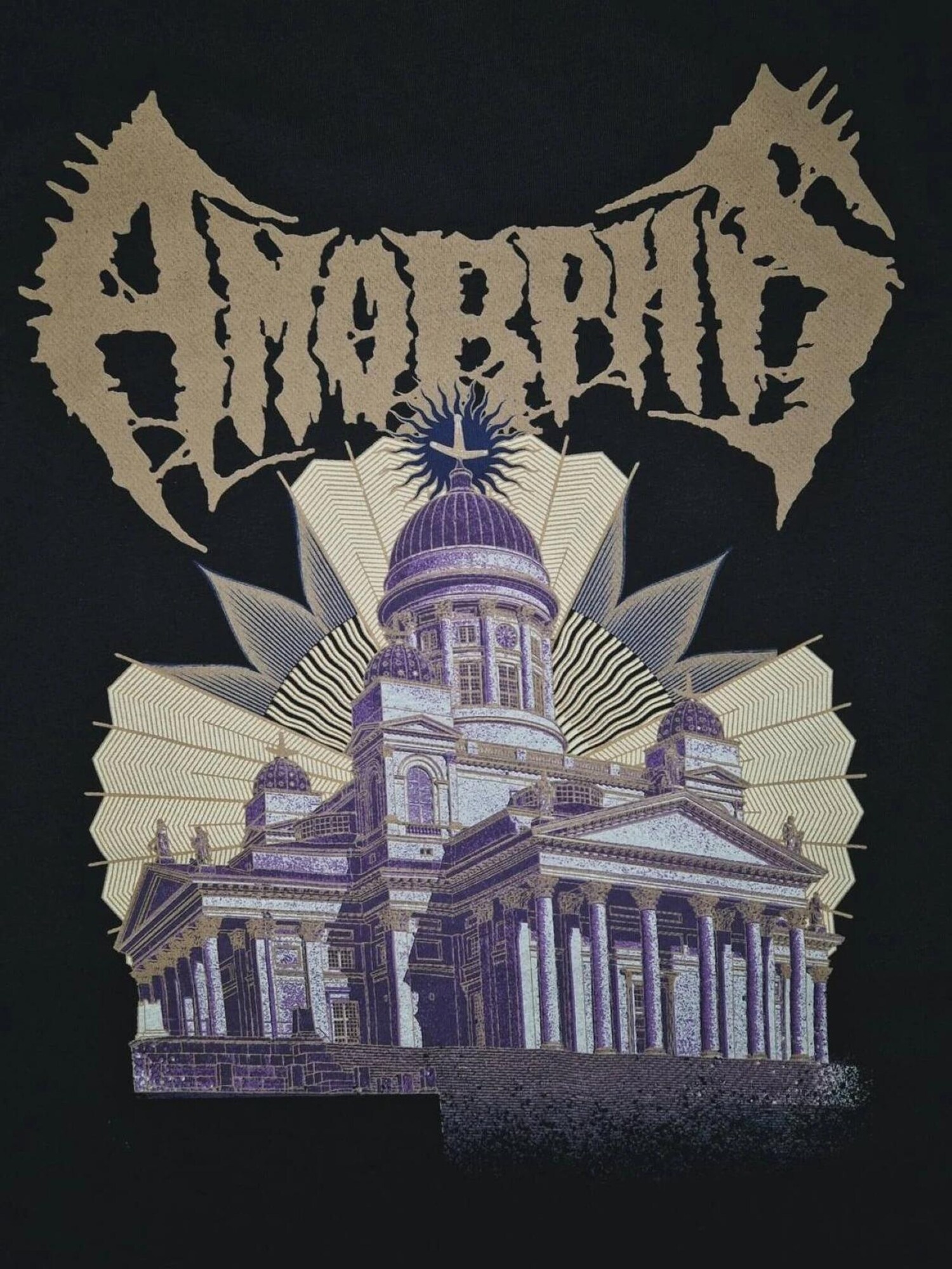 Amorphis Camiseta 'Amorphis Cathedral T-Shirt'  negro – imagen 3