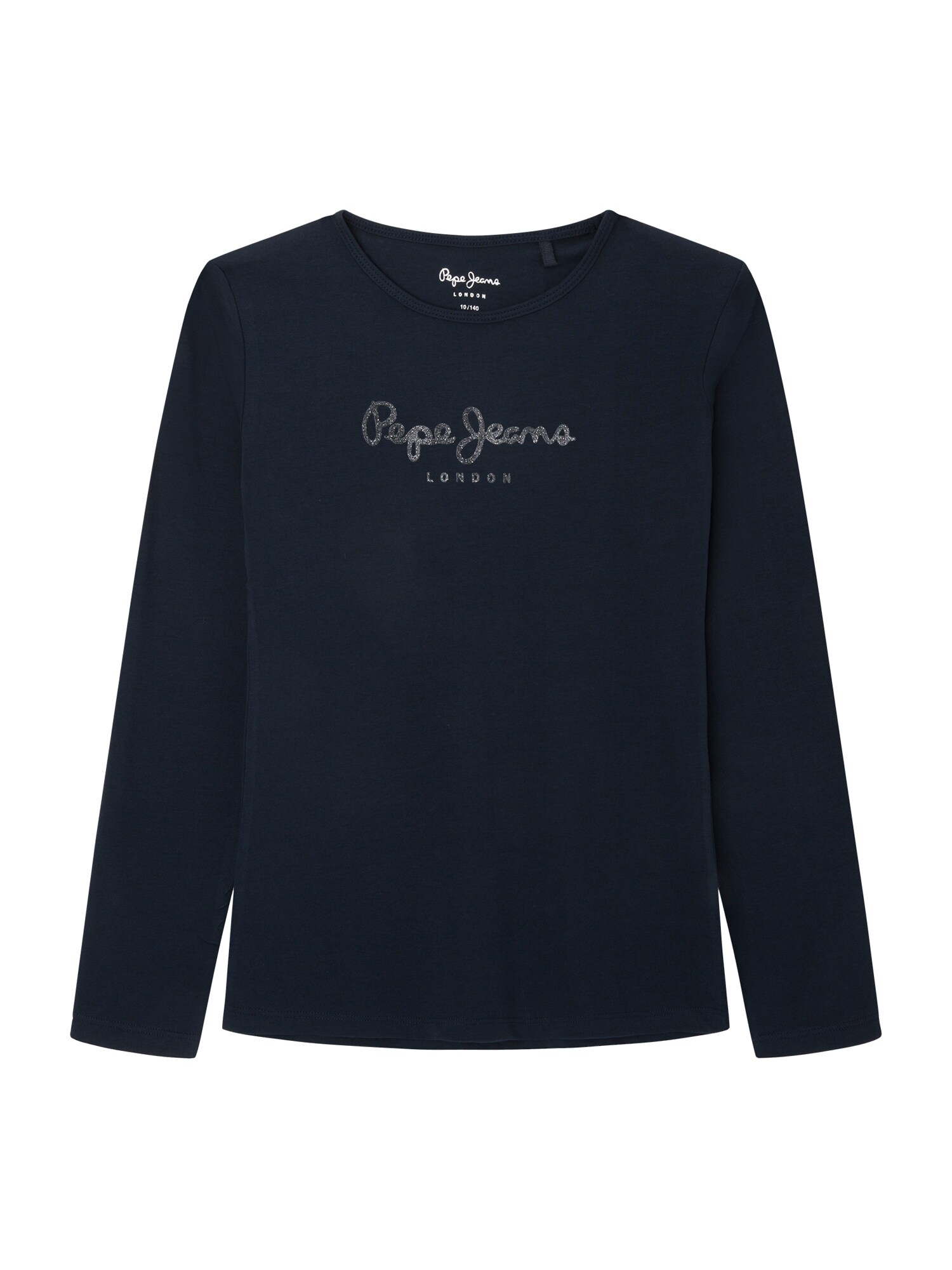 Pepe Jeans Тениска 'Hana'  тъмносиньо / сребърно