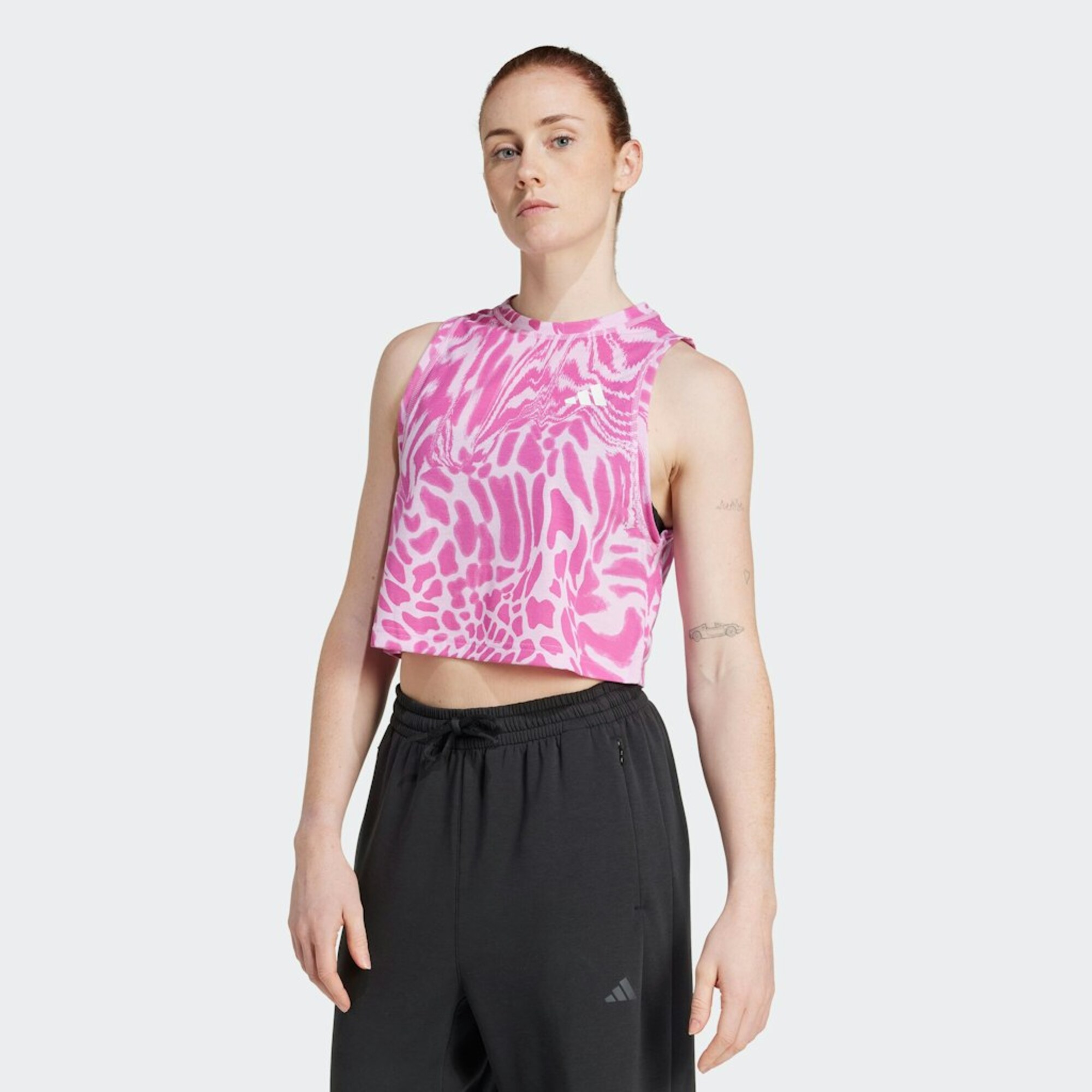 ADIDAS PERFORMANCE Sport top 'Essential'  orgona / világos-rózsaszín termék 2. képe