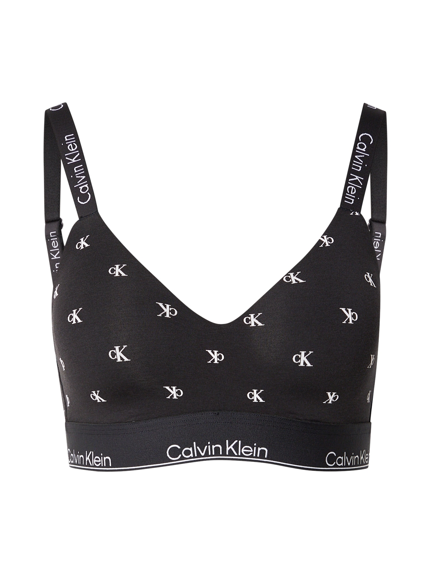 Calvin Klein Underwear Sutien  negru / alb