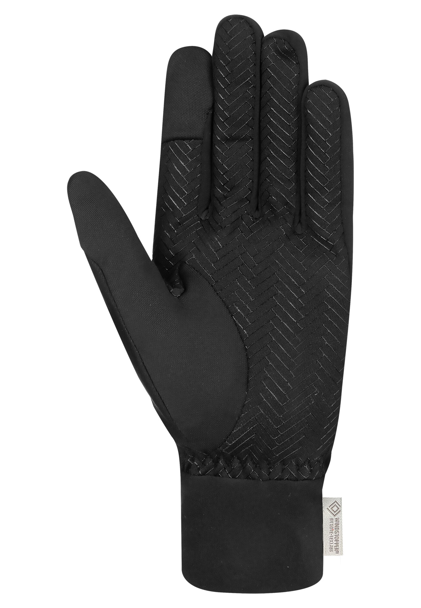 REUSCH Prstové rukavice 'Karayel Windstopper® Touch-Tec' čierna / biela (obrázok 4)