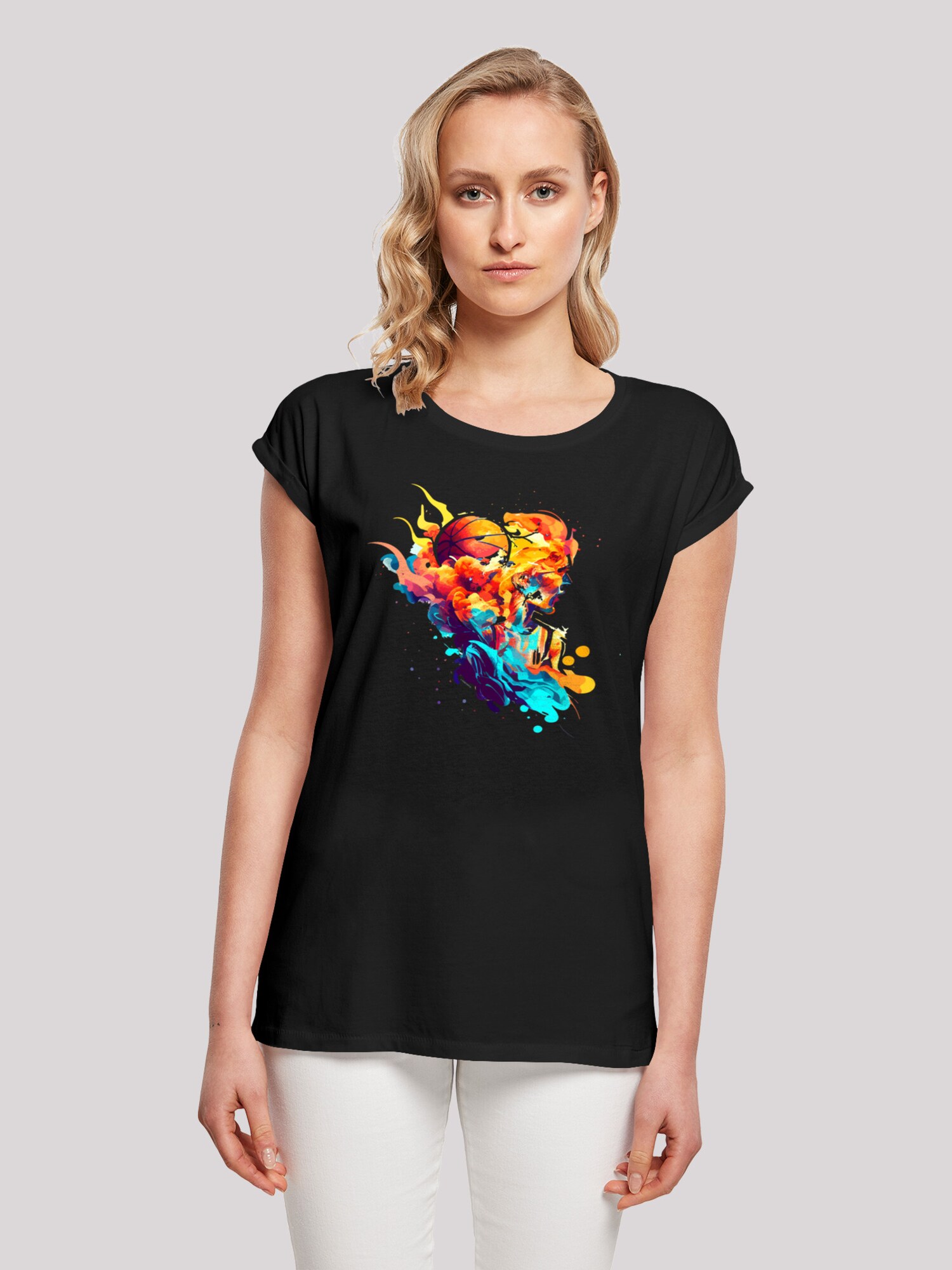 Thumbnail - F4NT4STIC Shirt Basketball Sports Collection - Abstract player
