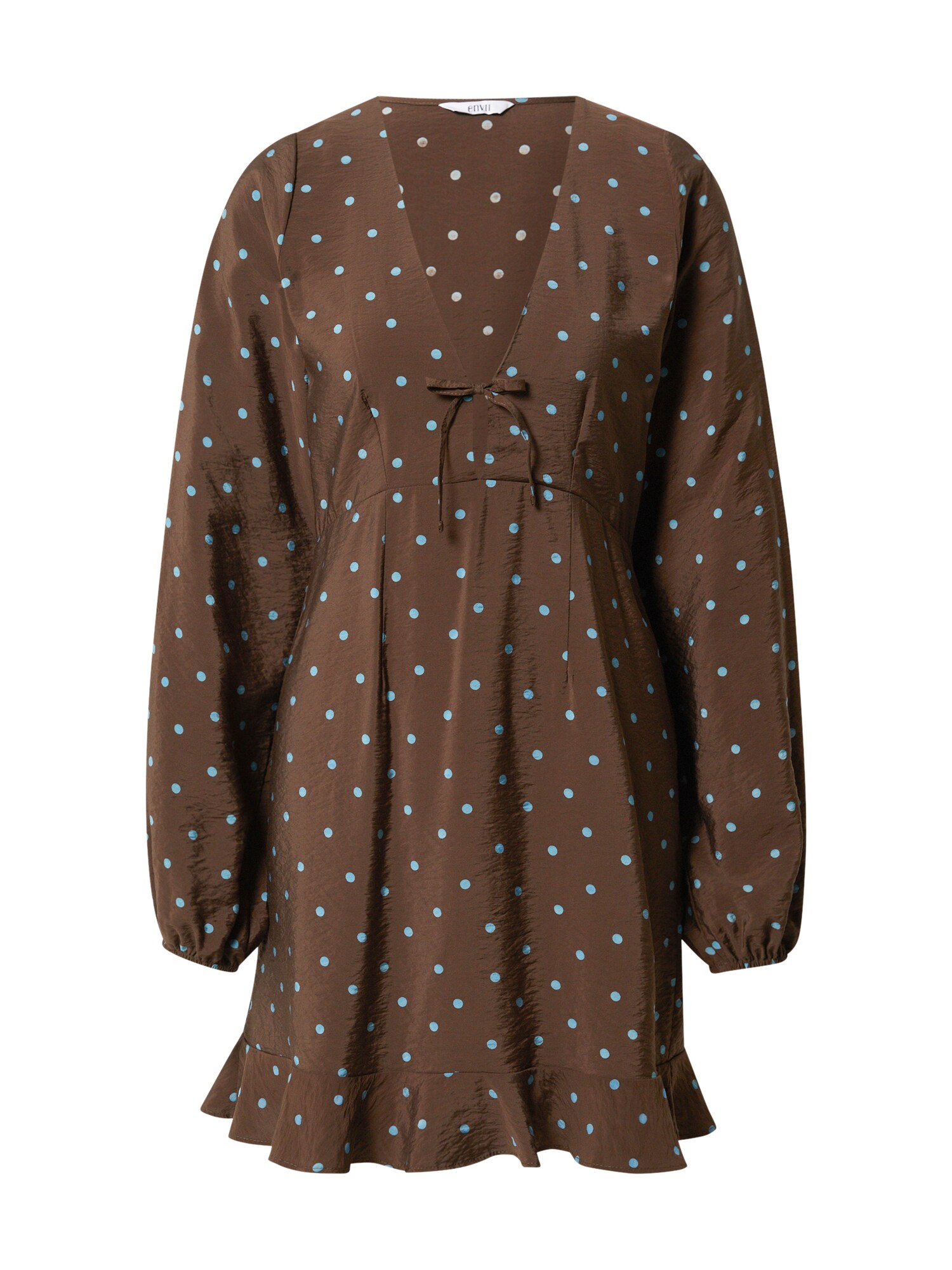 Envii Rochie LEAGUE  albastru deschis / ciocolatiu