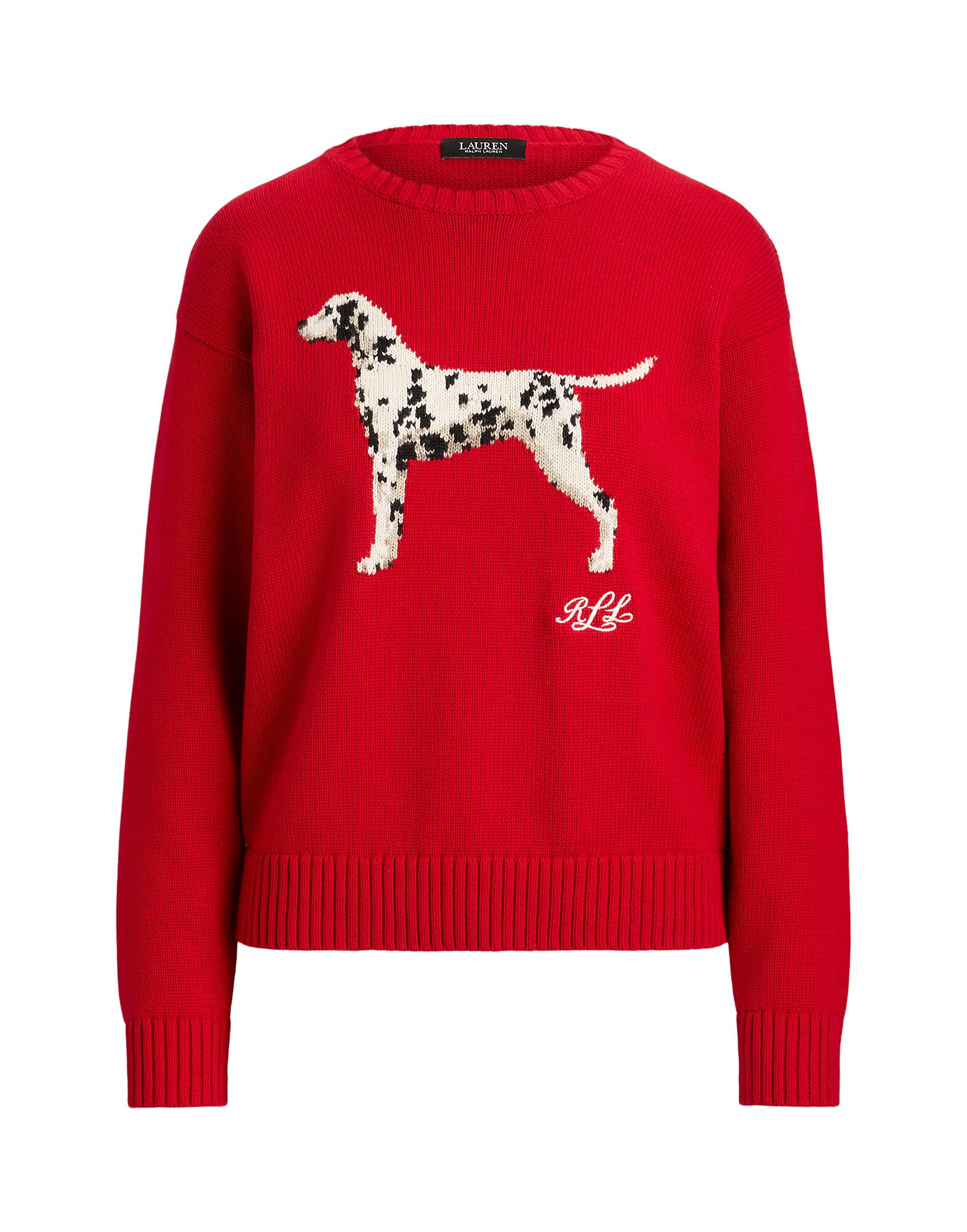 Lauren Ralph Lauren Petite Pulover roșu / alb