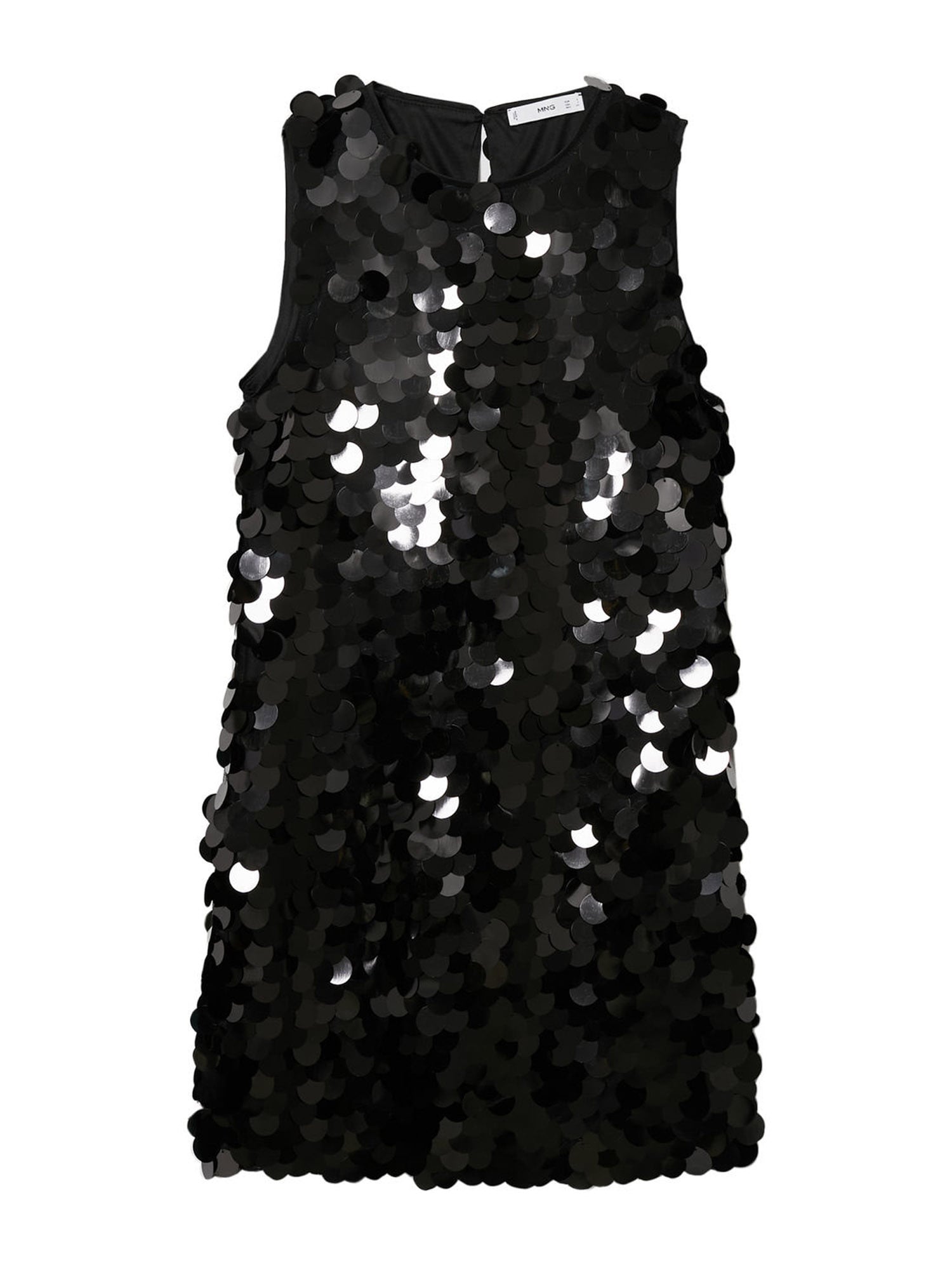 MANGO Kokteilové šaty 'XBENI'  čierna