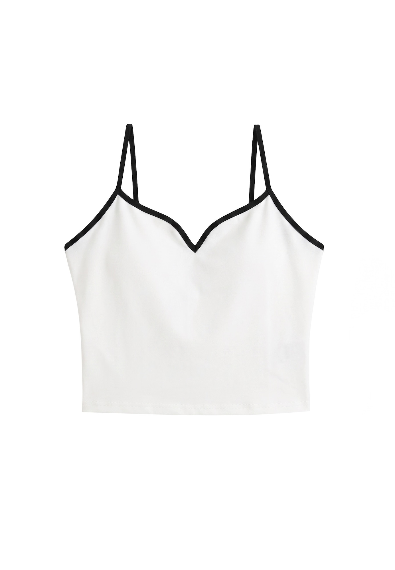 Aimn Sport top negru / alb