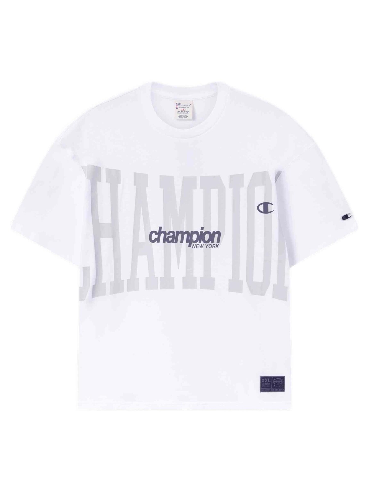 Champion Camiseta 'Camiseta champion blanca maxi logo urban contemporary tee'  blanco – imagen 4