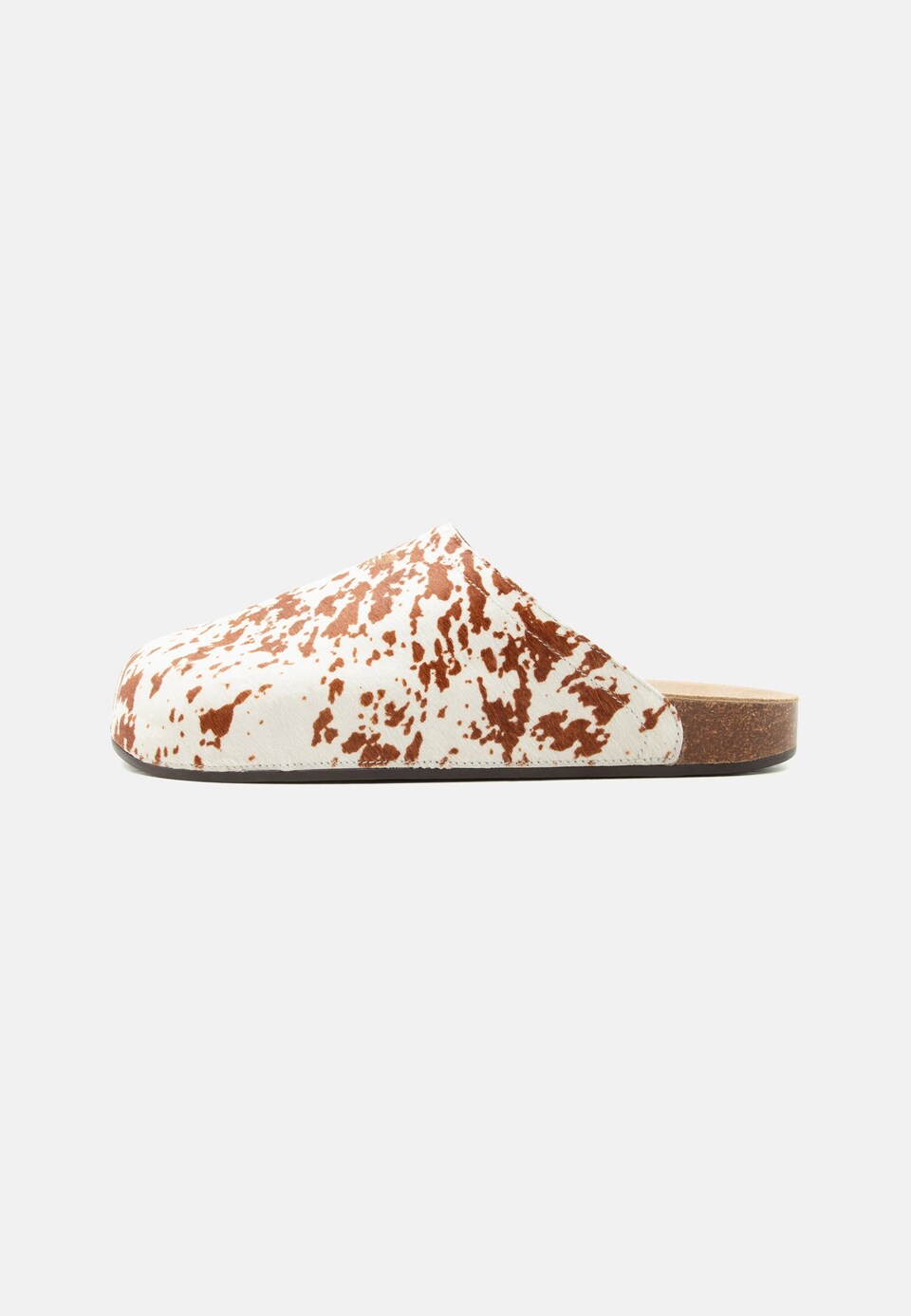 Pantolette 'Adimule' choklad / guld