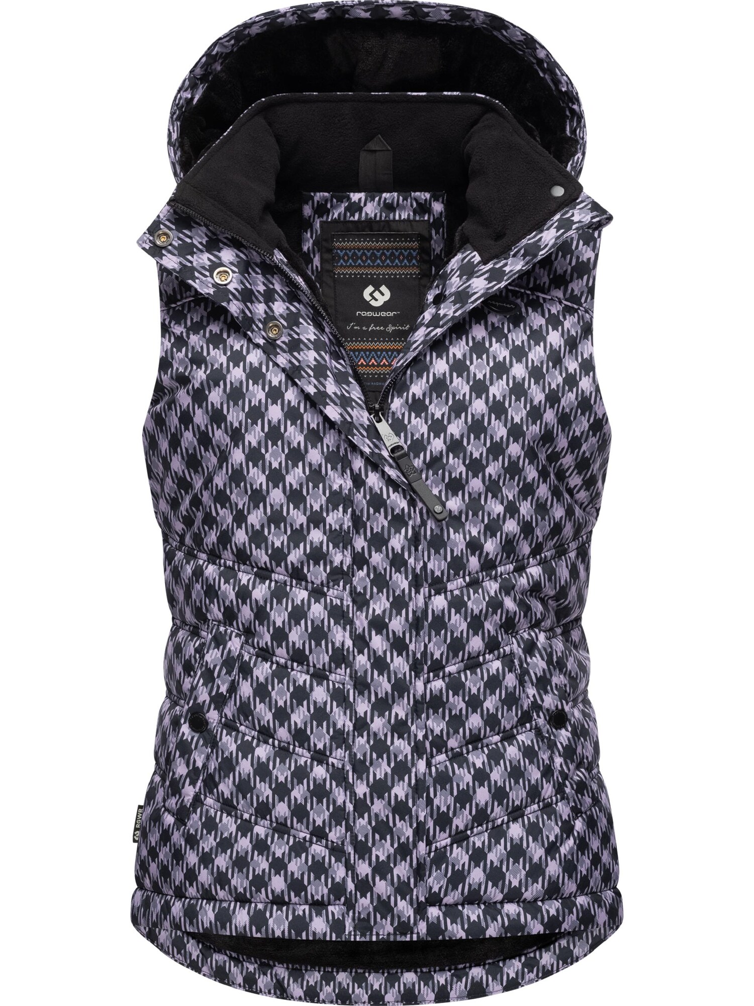 Ragwear Mellény 'Hesty'  orgona / fekete akciós termékkép 1