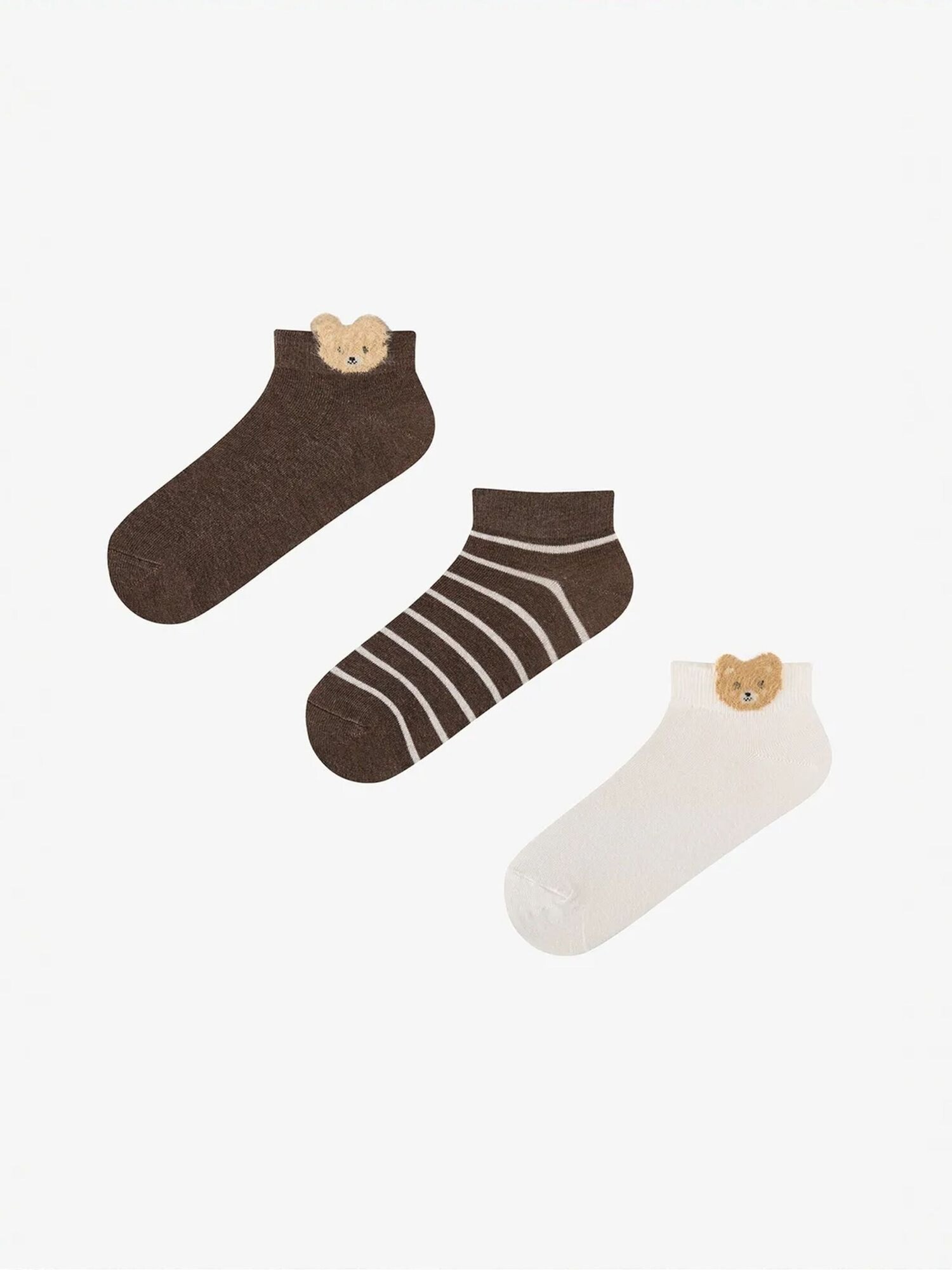 Penti Stopalice 'PENTI Cute Teddy Bear Baumwoll-2er-Pack Sneaker-Socken' miks boja