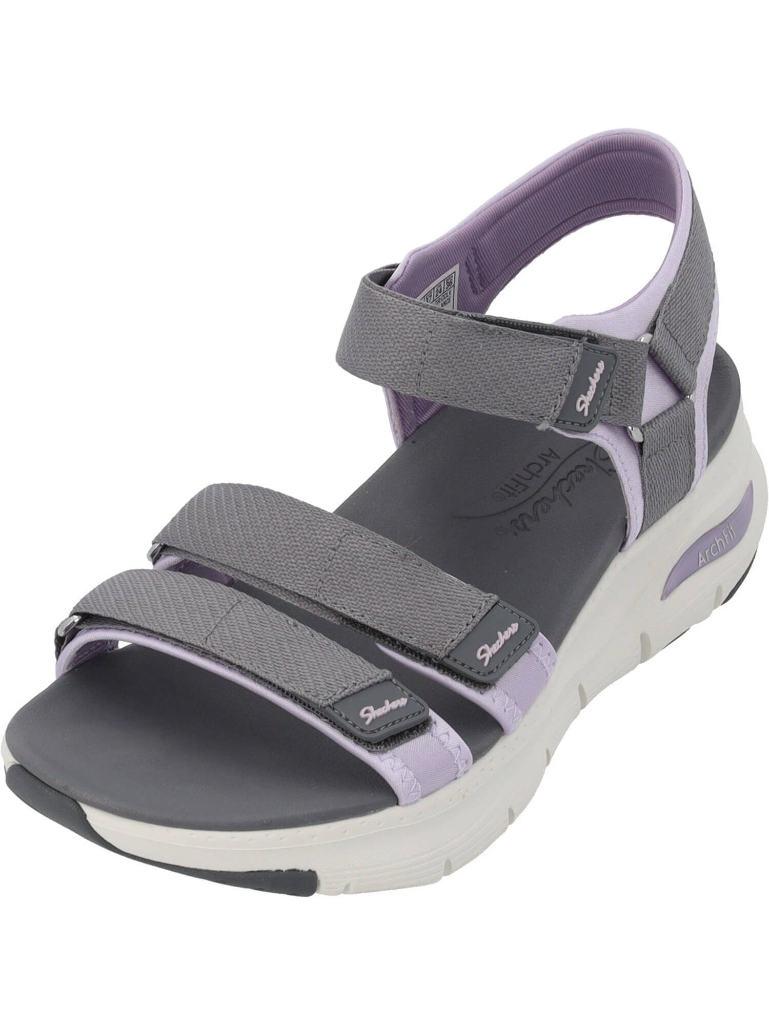 SKECHERS Sandales '119305'  gris / violet / blanc-Skechers 1