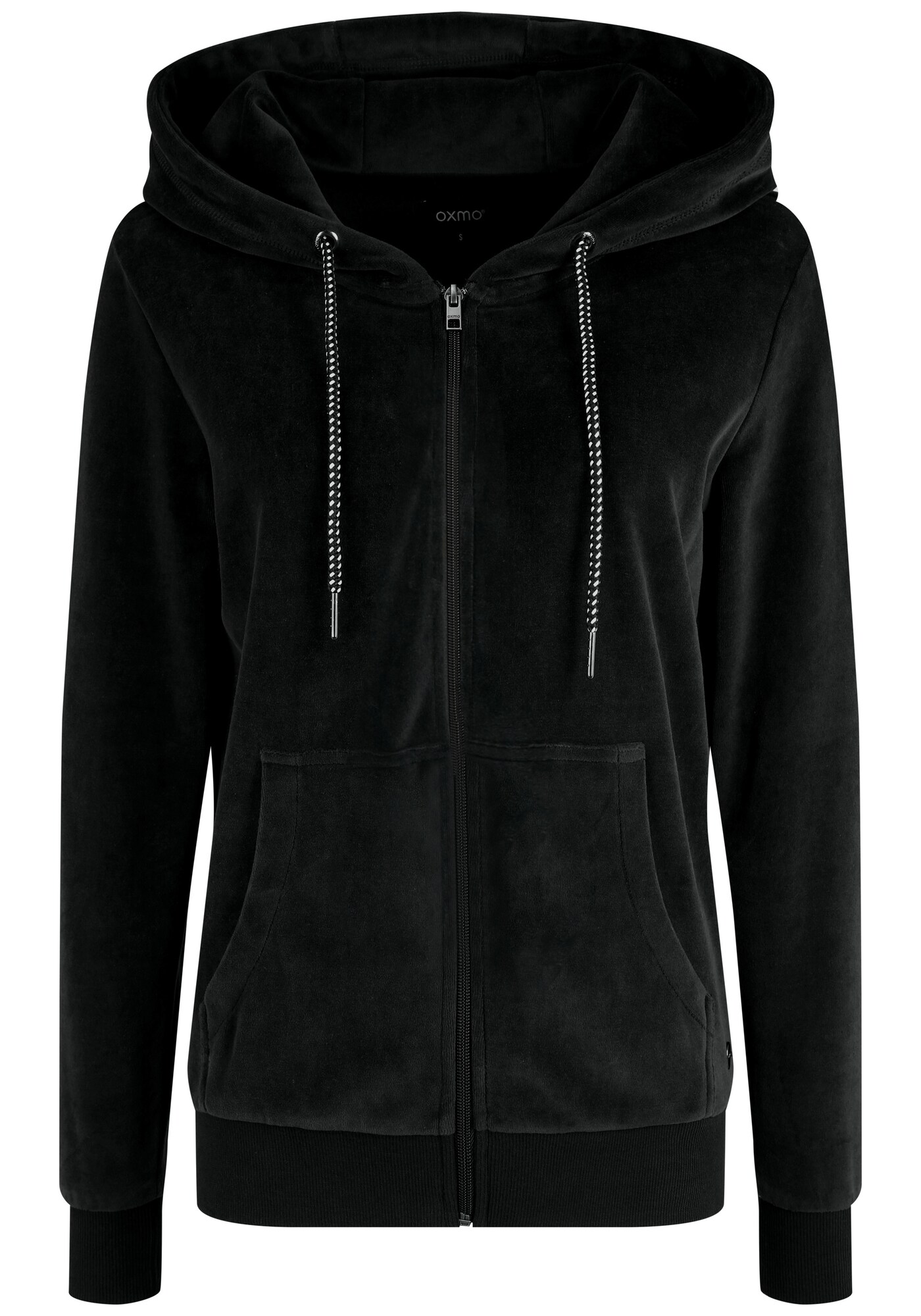 Oxmo Sudadera con cremallera 'Nicky'  negro