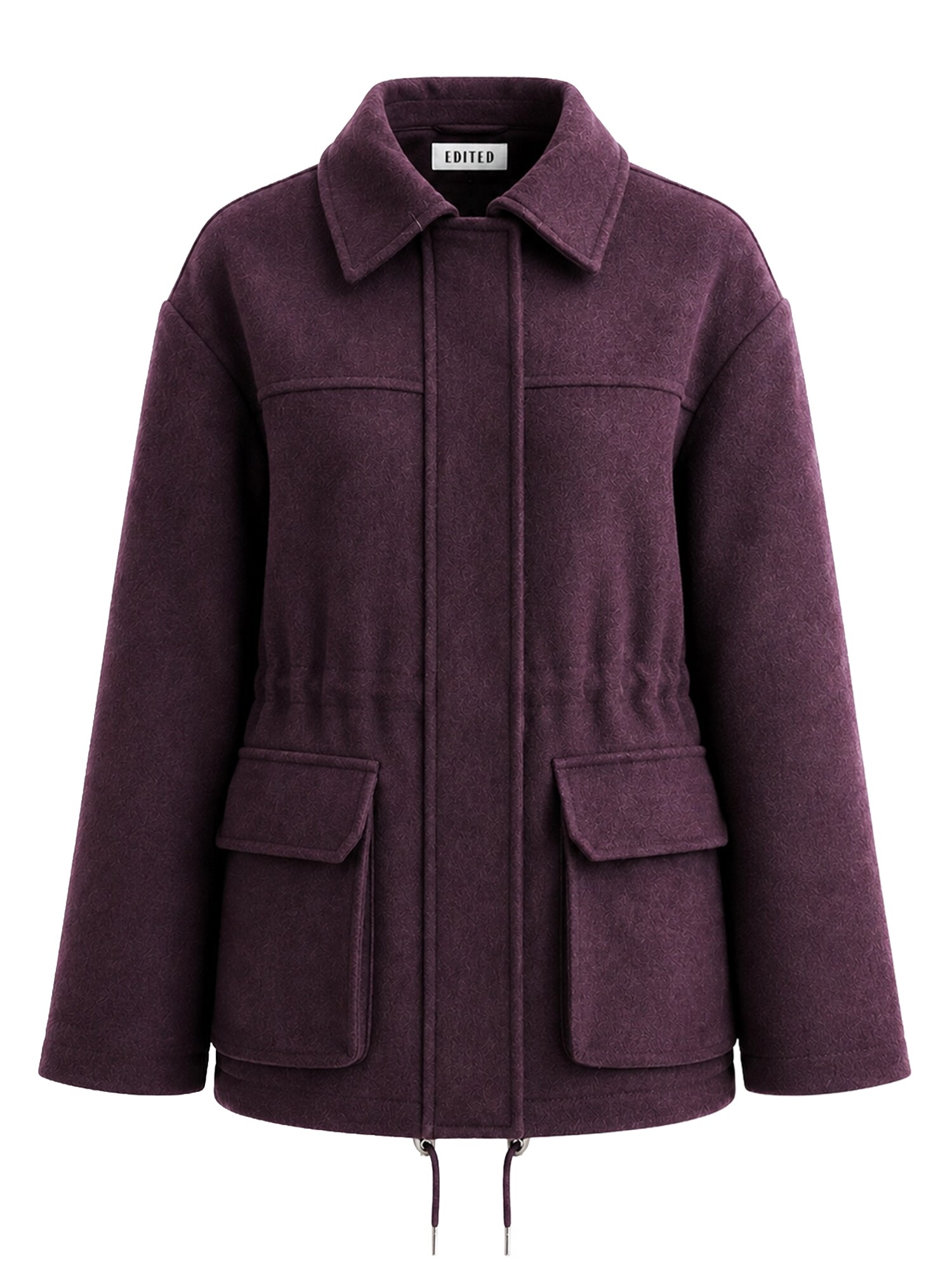 EDITED Parka de primăvară-toamnă Bonnie roșu burgundy