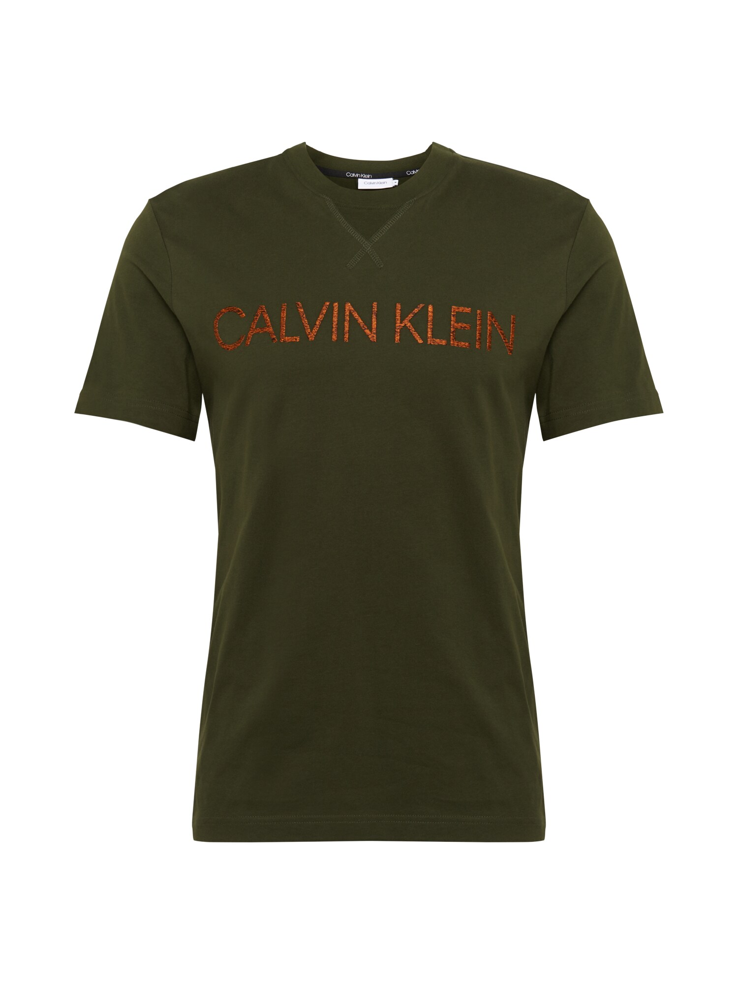 Calvin Klein Marškinėliai  alyvuogių spalva