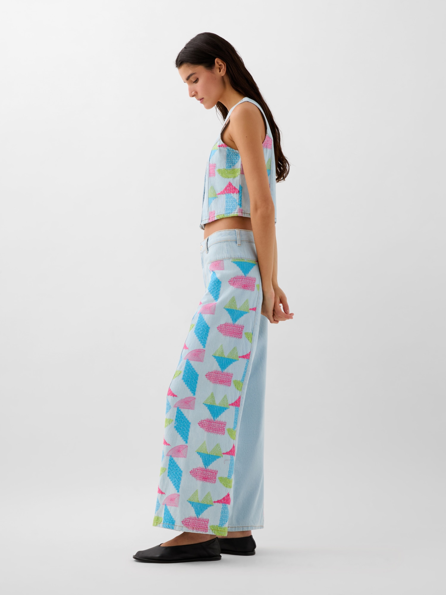 Thumbnail - Scalpers Culotte Embside Denim Pant