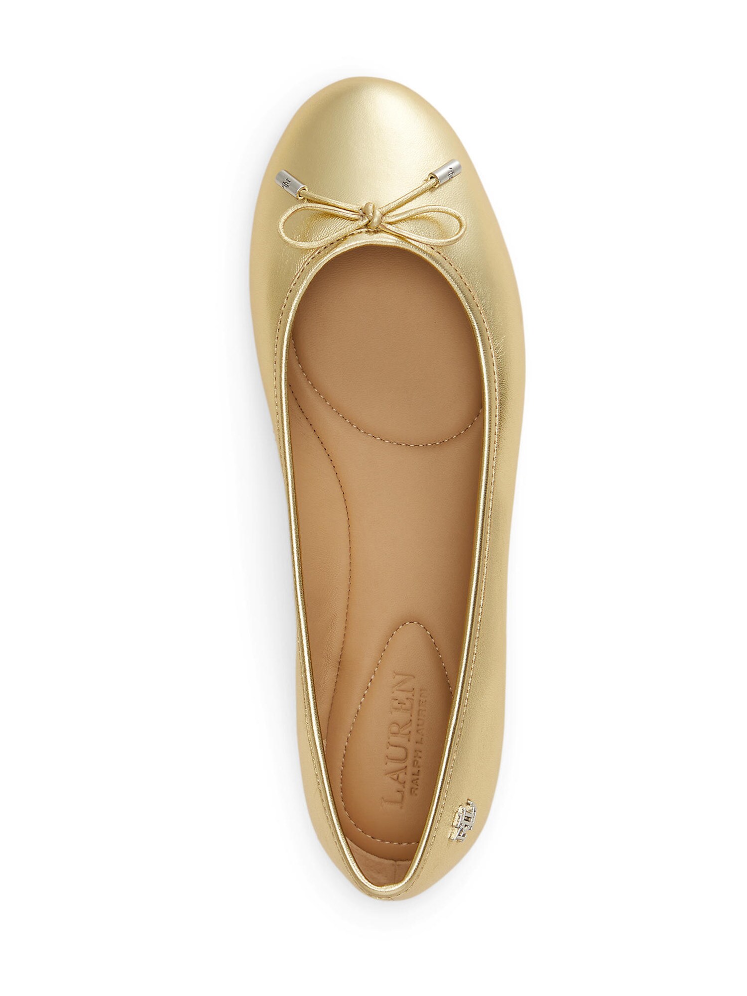 Lauren Ralph Lauren Bailarina 'JAYNA' oro – imagen 3