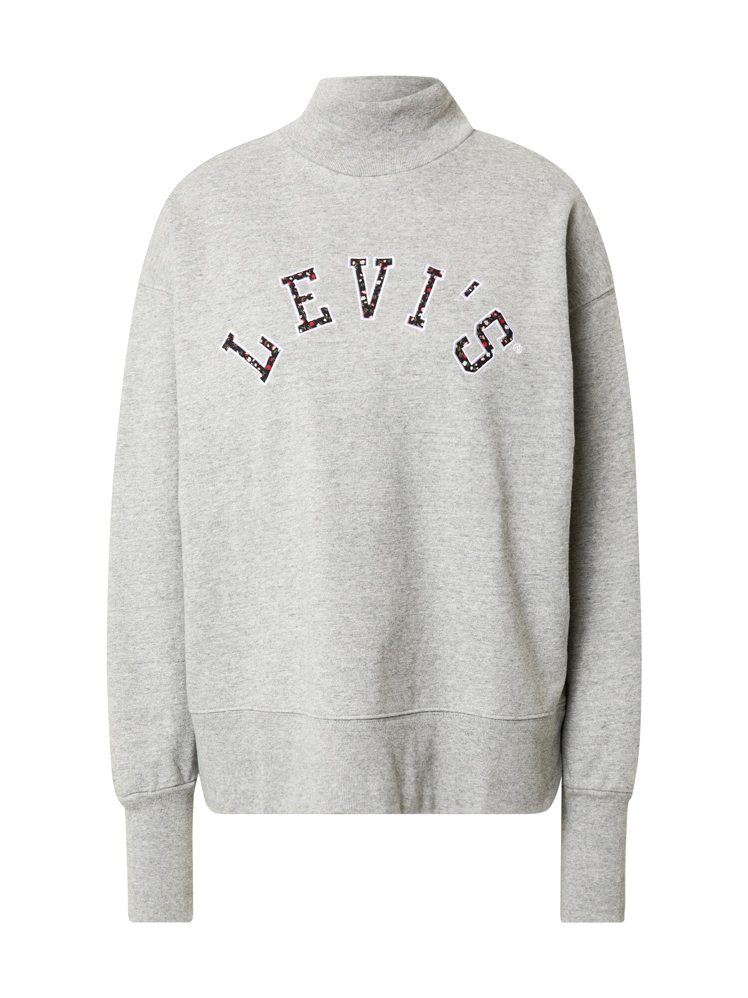 LEVI'S Megztinis be užsegimo 'GARDENIA'  pilka / balta / juoda / raudona