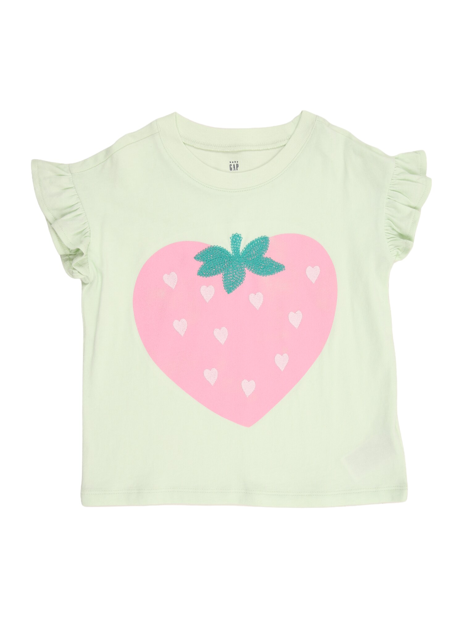 GAP Tricou  verde smarald / verde pastel / rosé / roz deschis