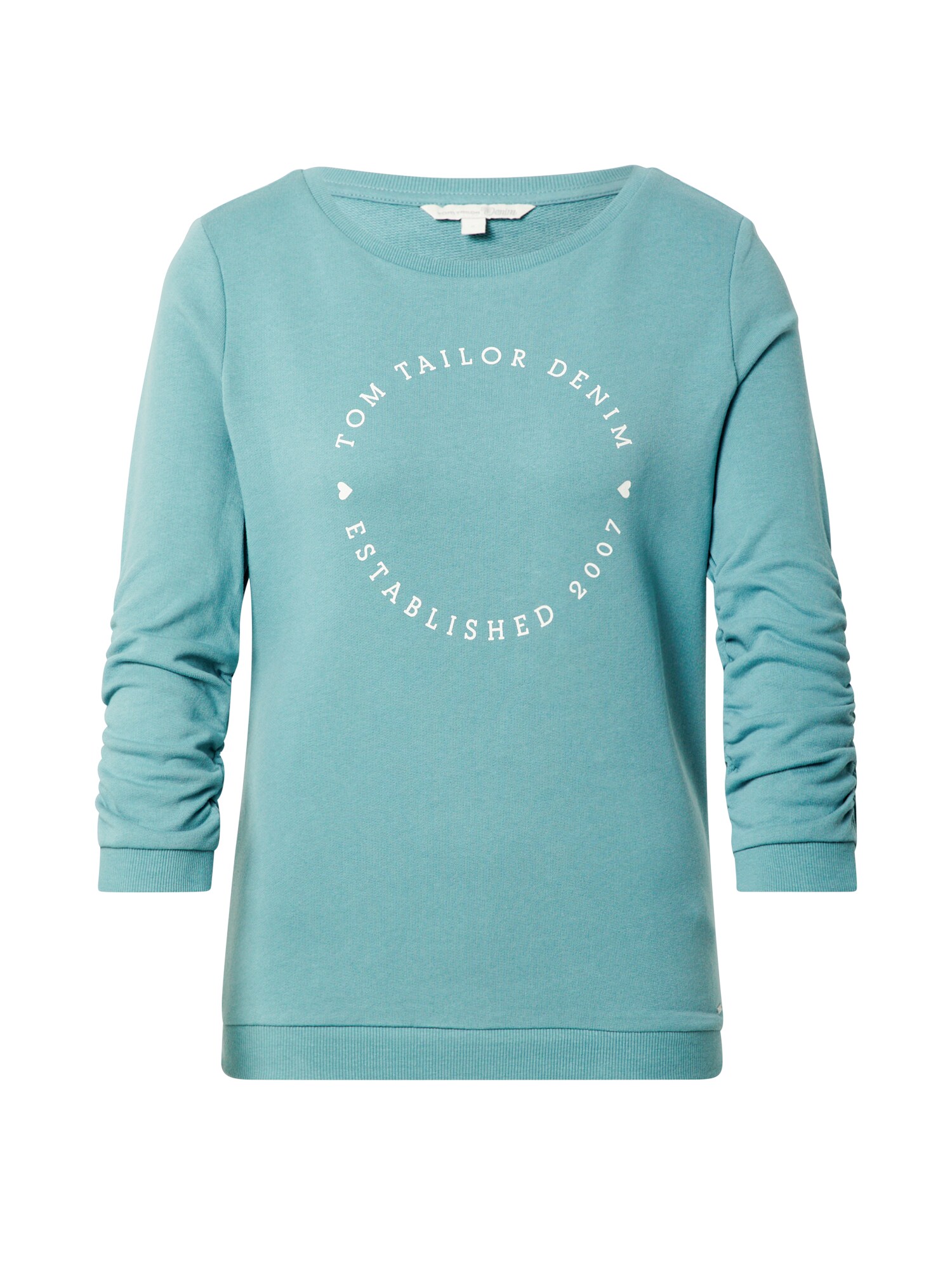 TOM TAILOR DENIM Megztinis be užsegimo  pastelinė žalia