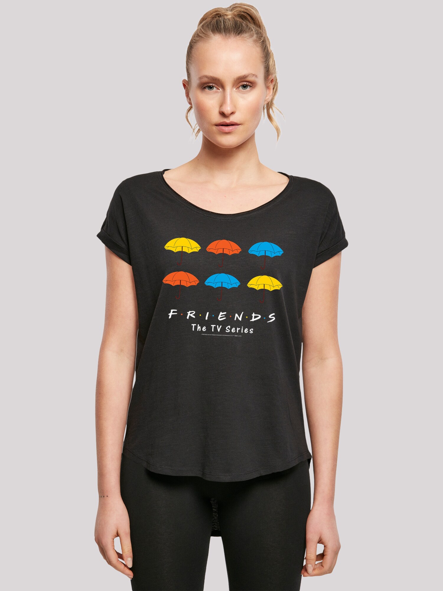 Thumbnail - T-Shirt 'Friends Coloured Umbrellas'