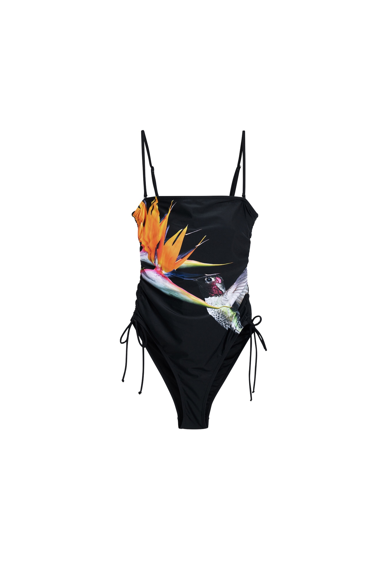 Desigual Costum de baie întreg  portocaliu / roz / negru / alb