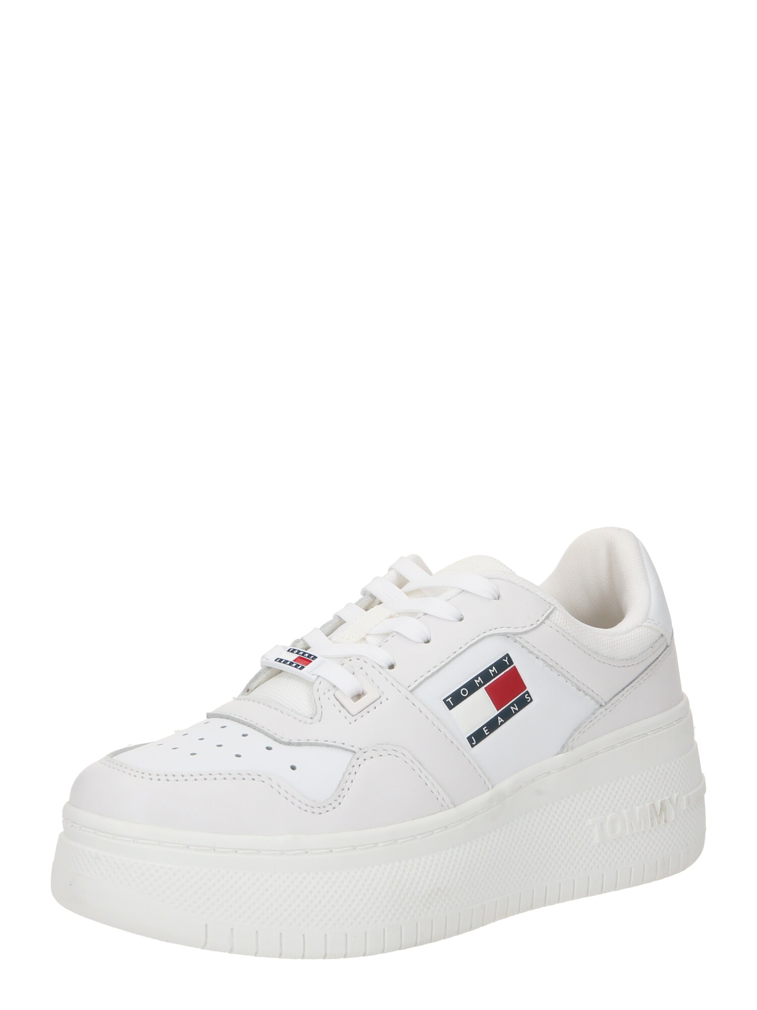 Tommy Jeans Nízke tenisky  námornícka modrá / červená / biela